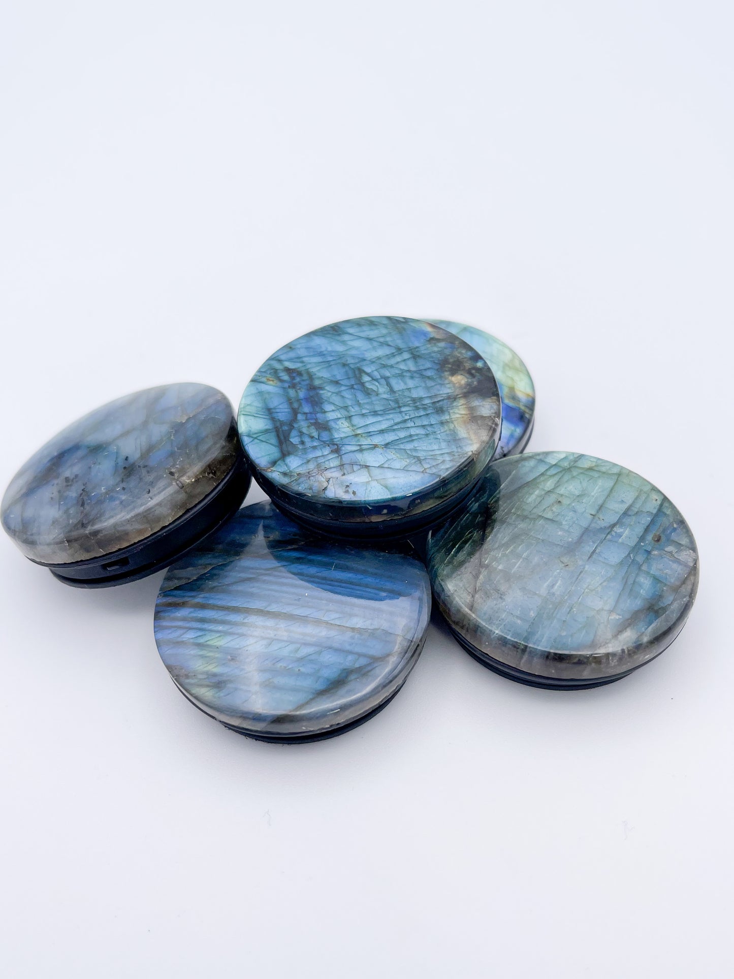 Labradorite Round Phone Stones