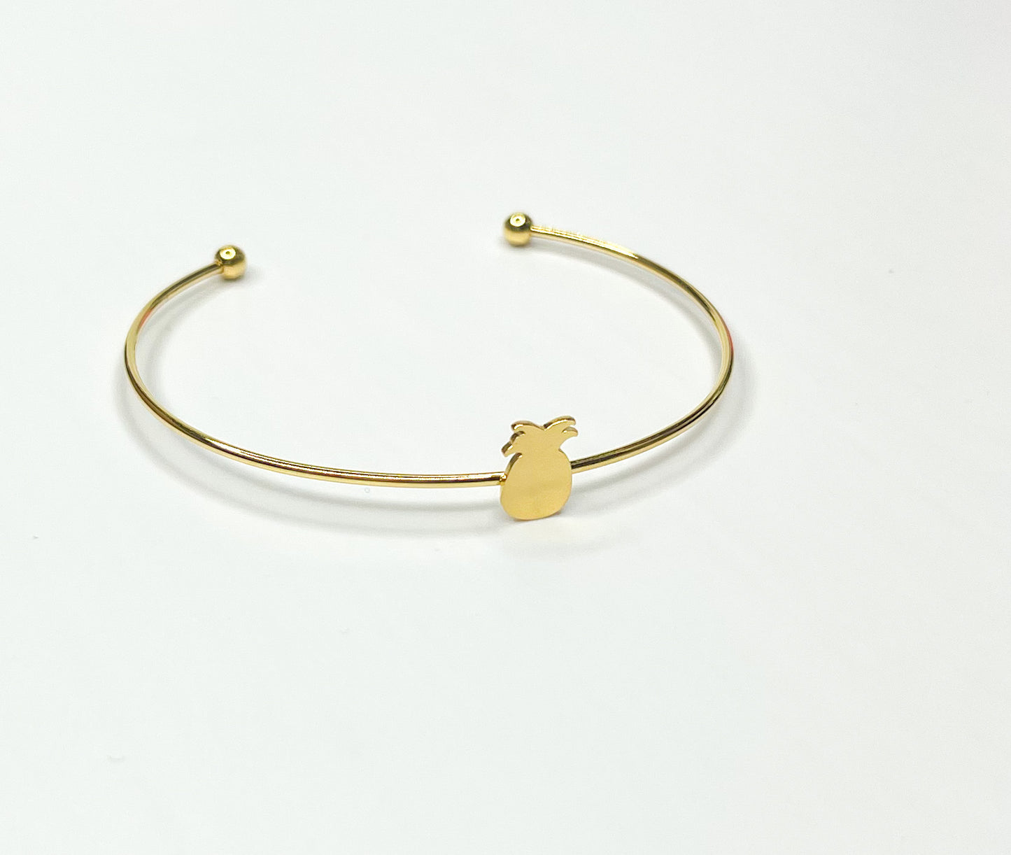 Pineapple Cuff-18k Gold Filled