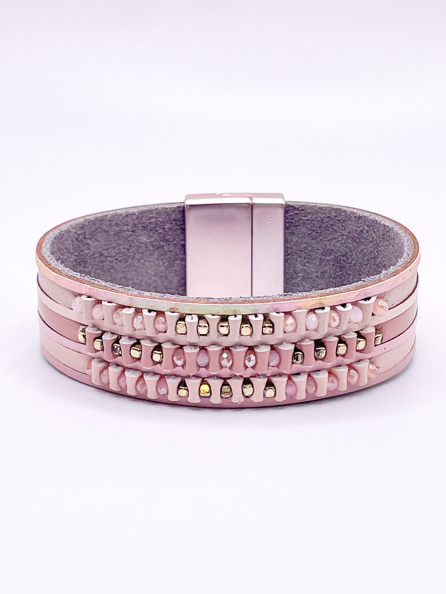 Mystical Stone Magnet Wrap - Genuine Leather