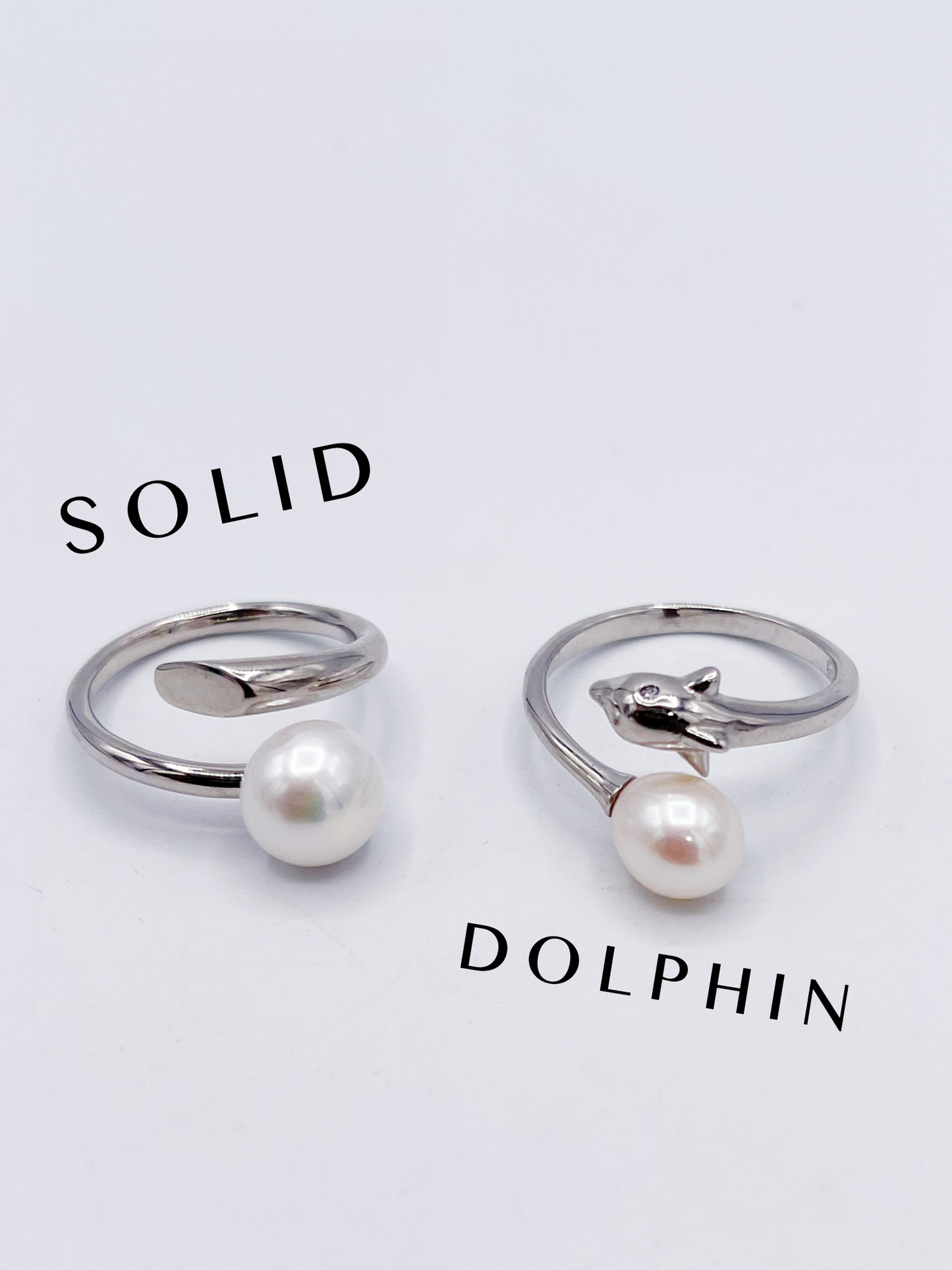 Pearl Bypass Ring-Solid Sterling Silver