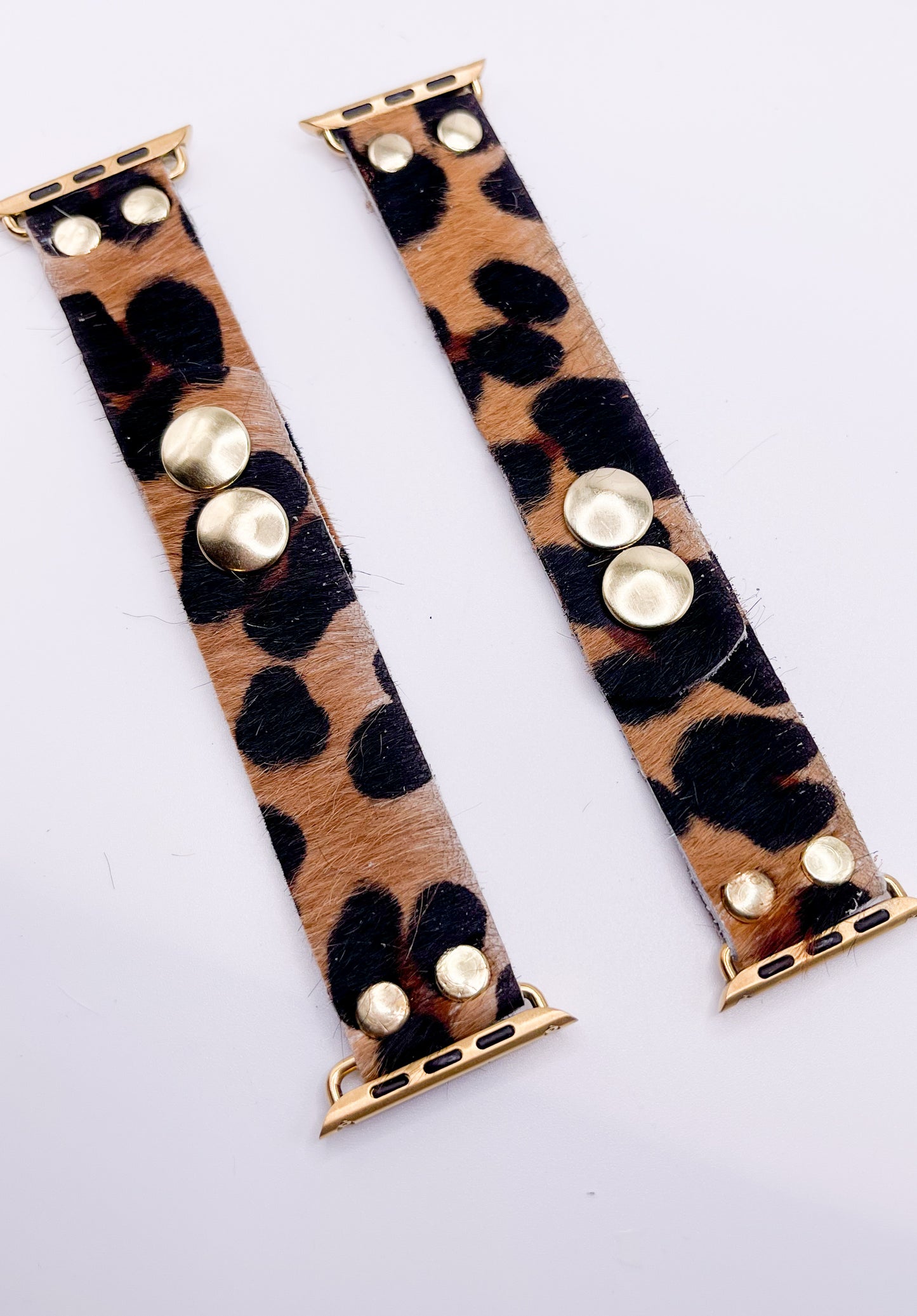 Brown Cow Leather Apple Watch Strap - Both Sides