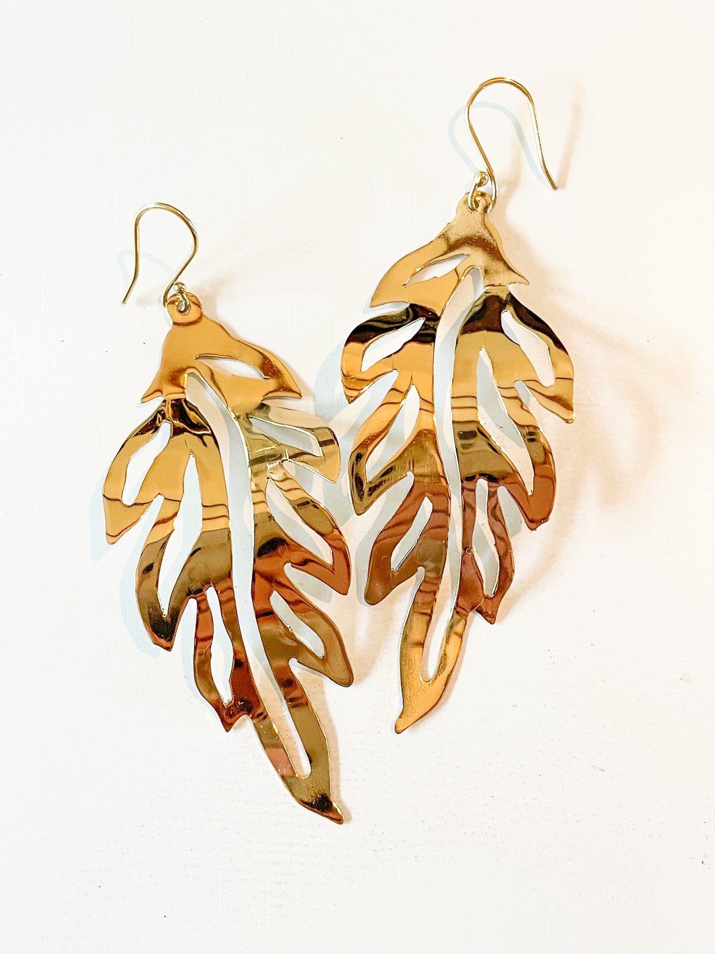 Flowly Leaf Dangles-Alchemia