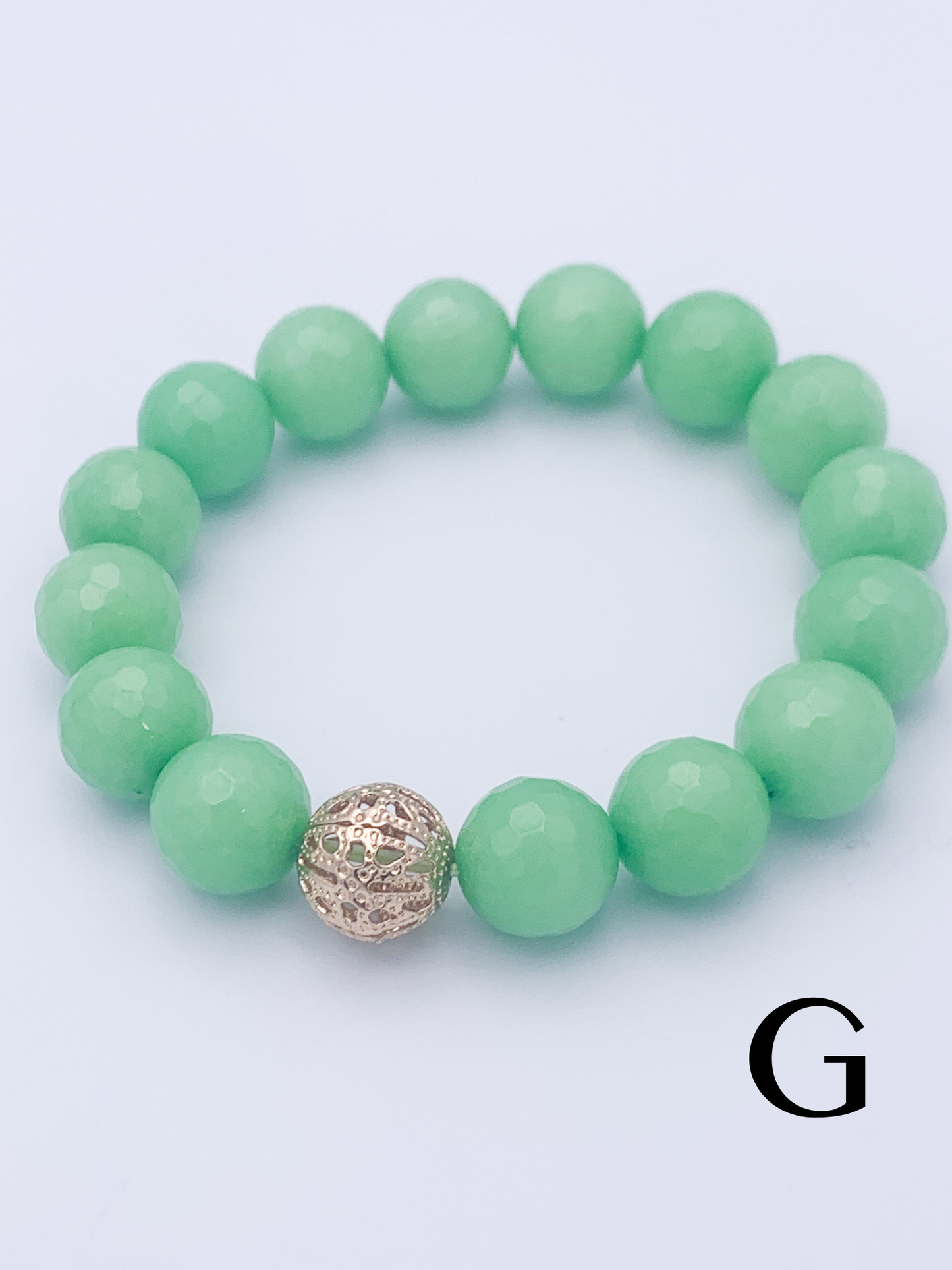 Green Quartz Stretch Bracelet - 177