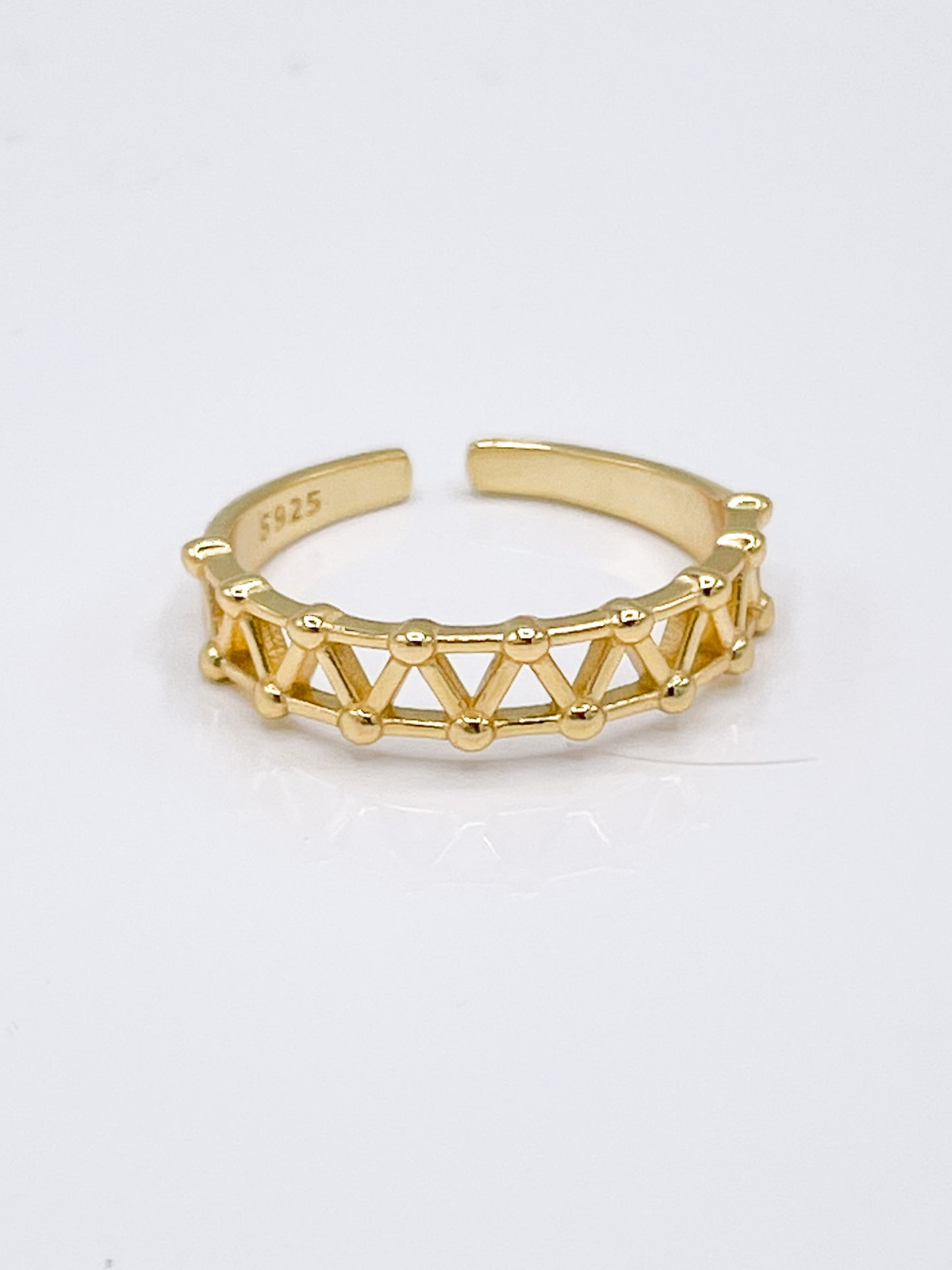 Weave Band Ring - Solid Sterling Silver