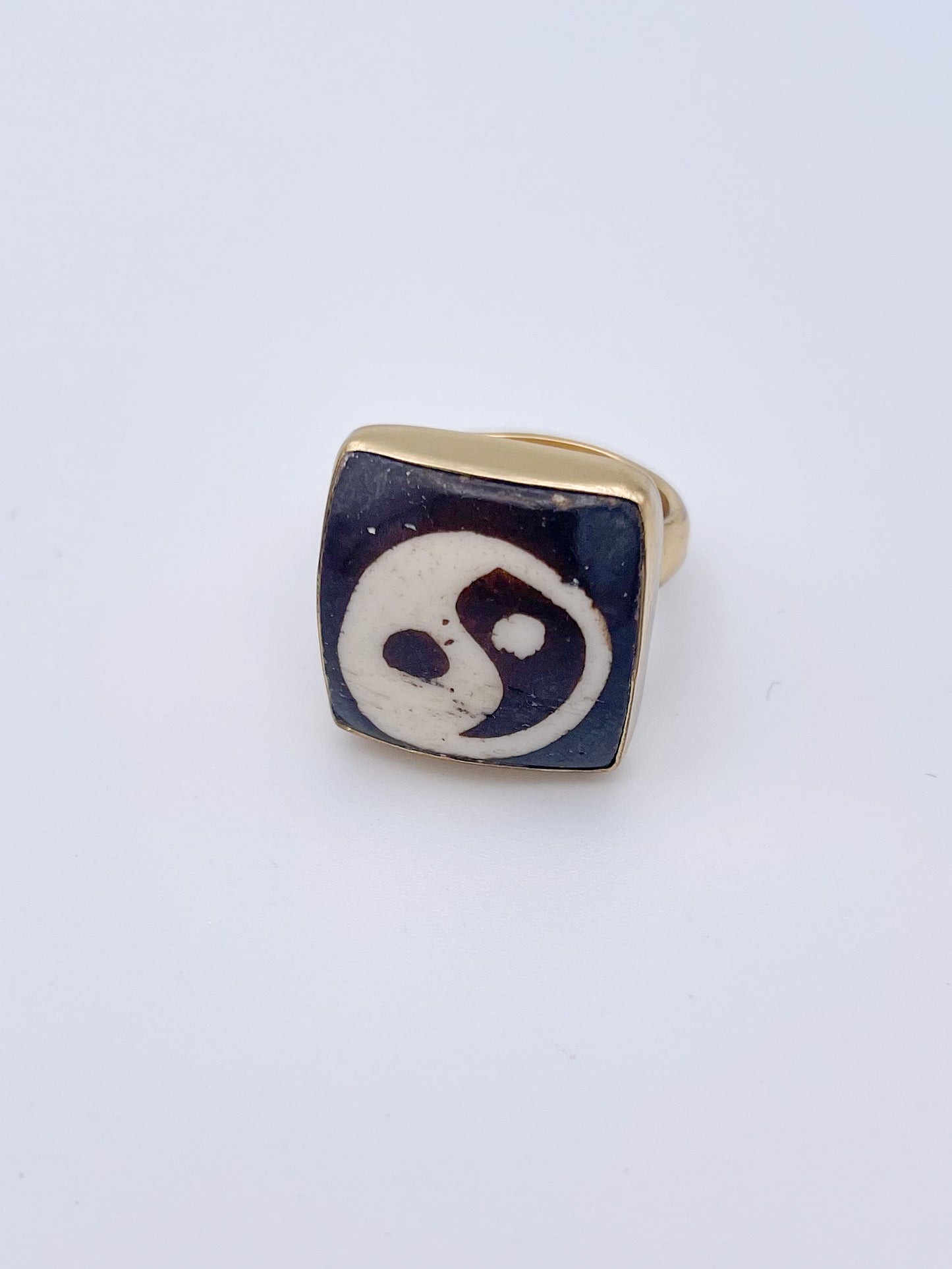 Yin Yang Sign Adjustable Ring-Alchemia