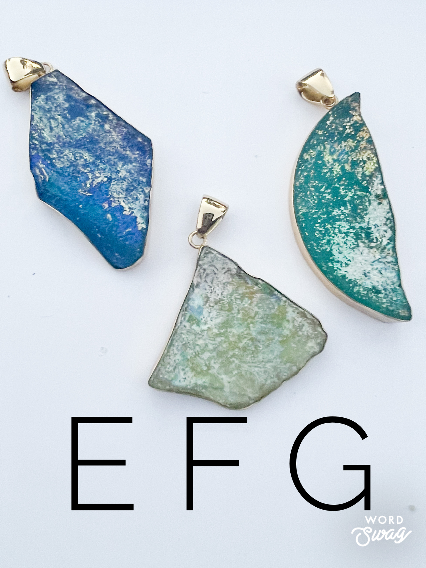 Roman Glass Large Pendants-Alchemia
