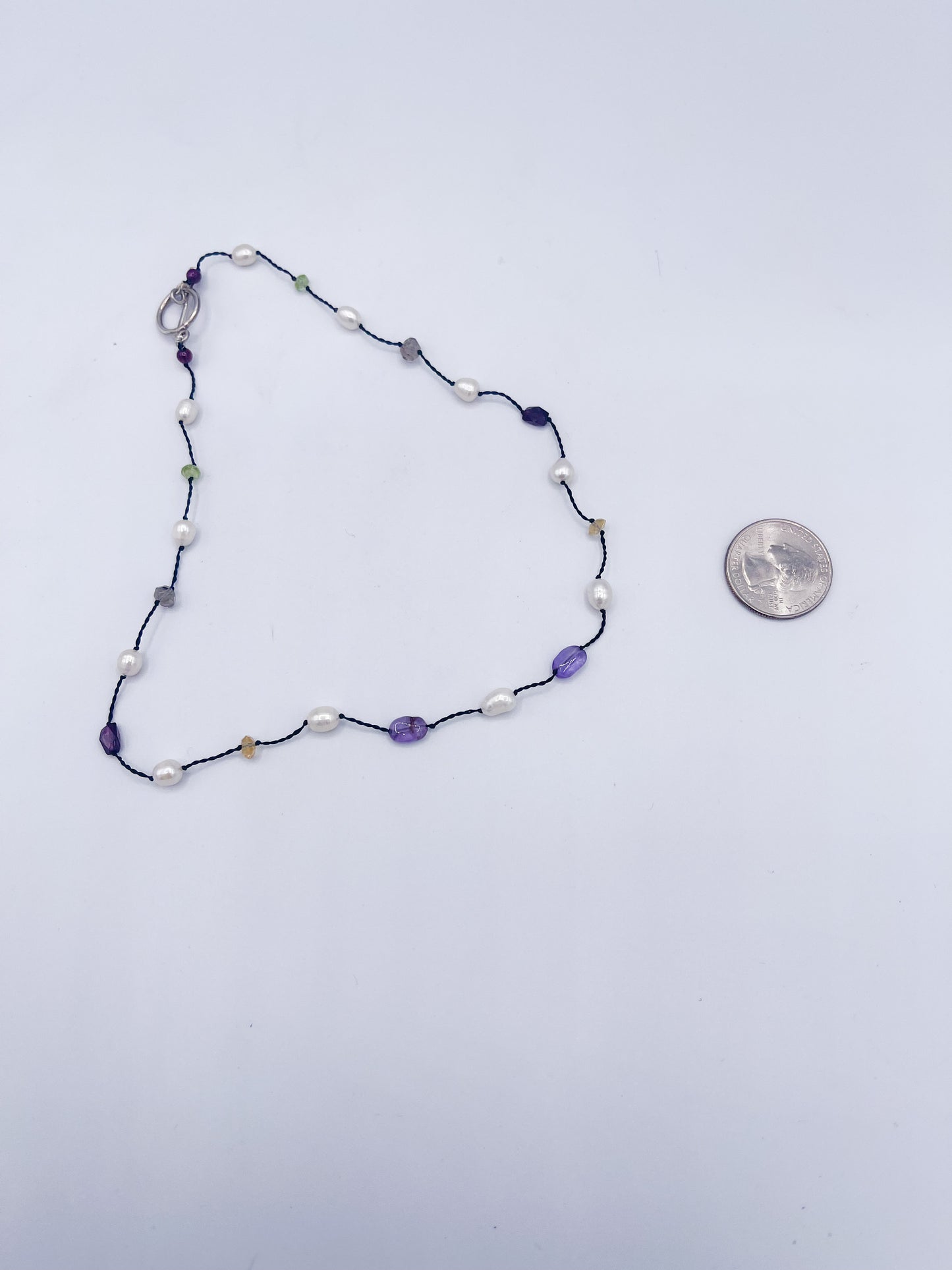 Pearl and Natural Chocker Necklace
