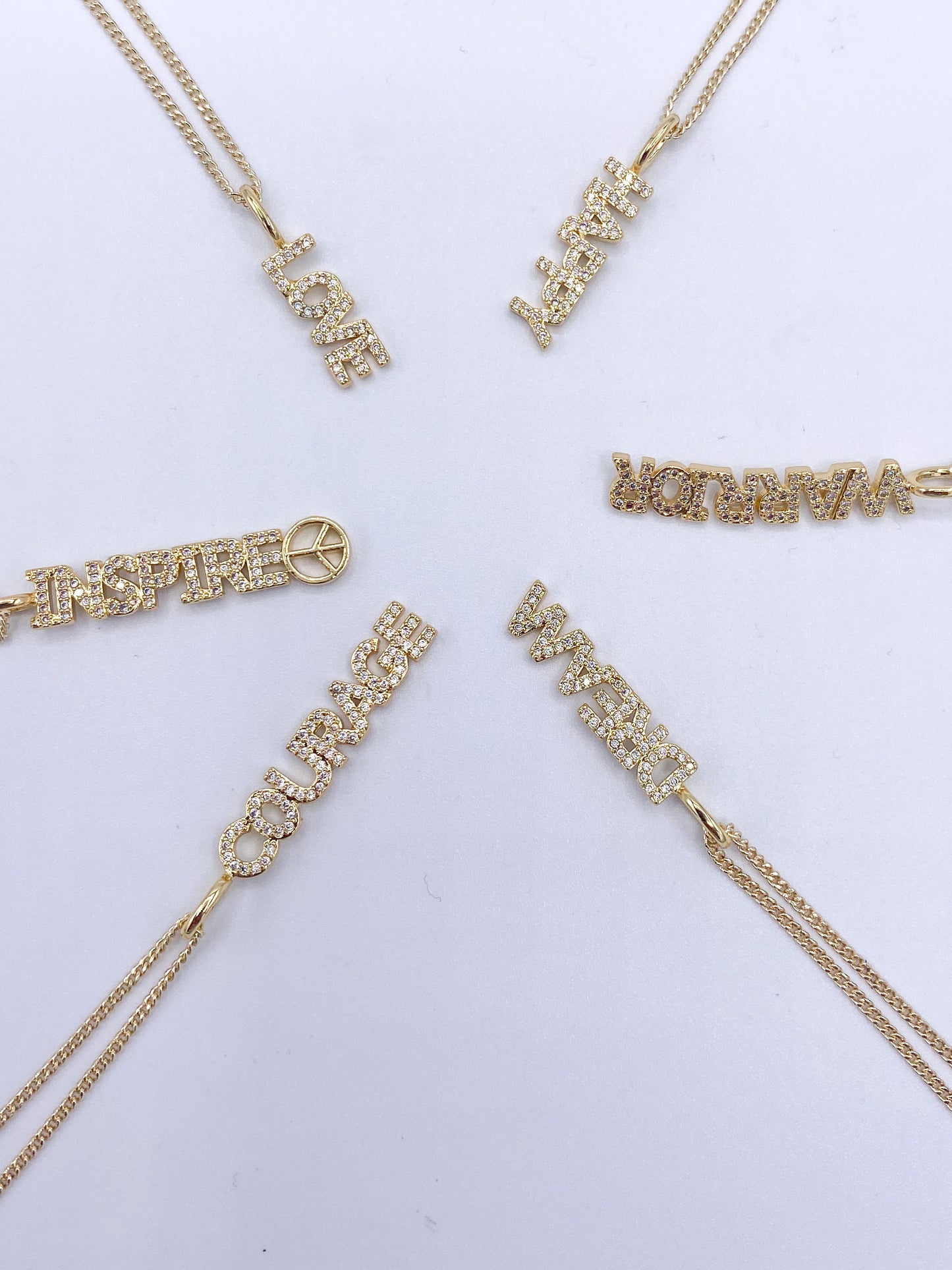 Happy Necklace-18k Gold filled