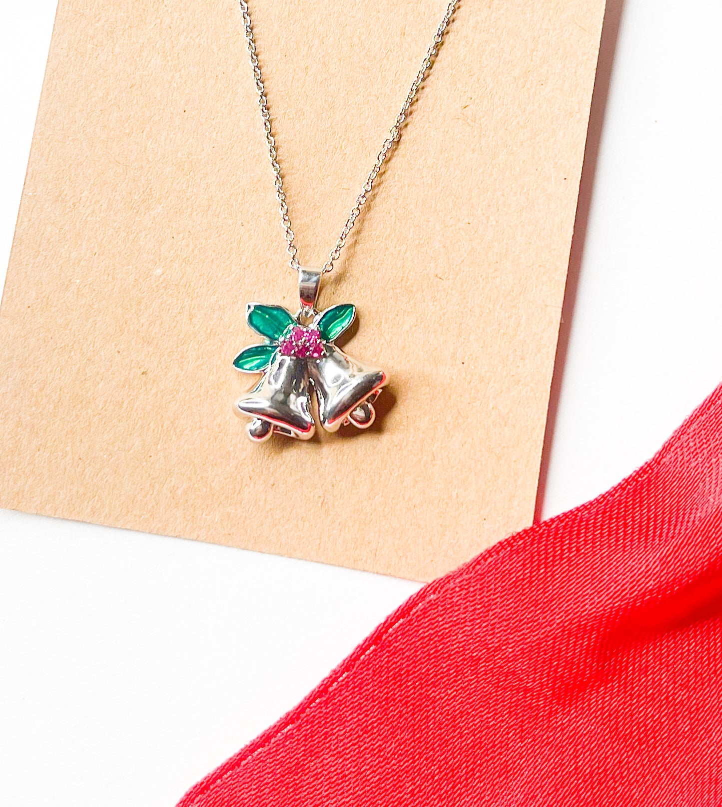 Sleigh Bell Necklace-Rhosium