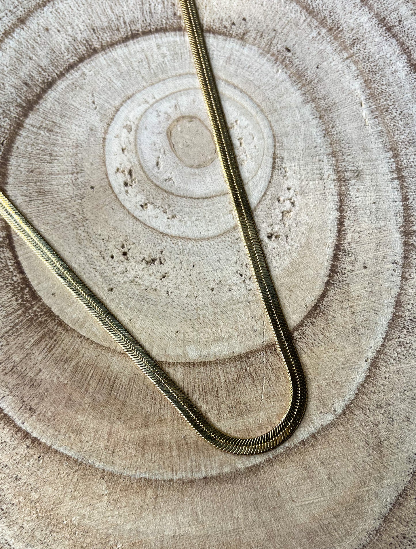 Large OMEGA Necklace - 18k Gold Filled