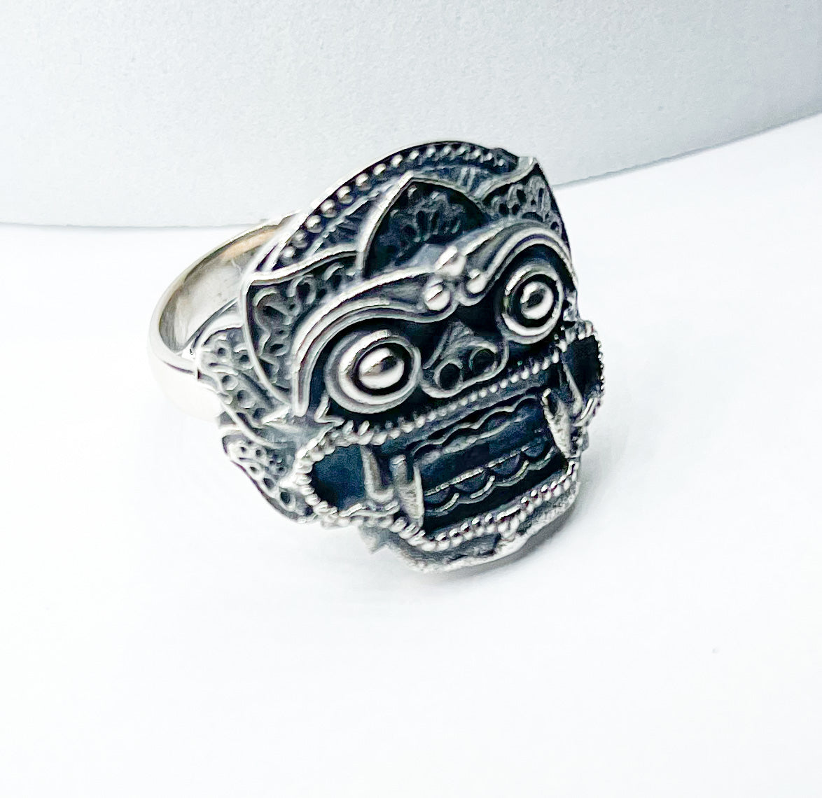 China Dragon Adjustable Ring-Solid Sterling Silver