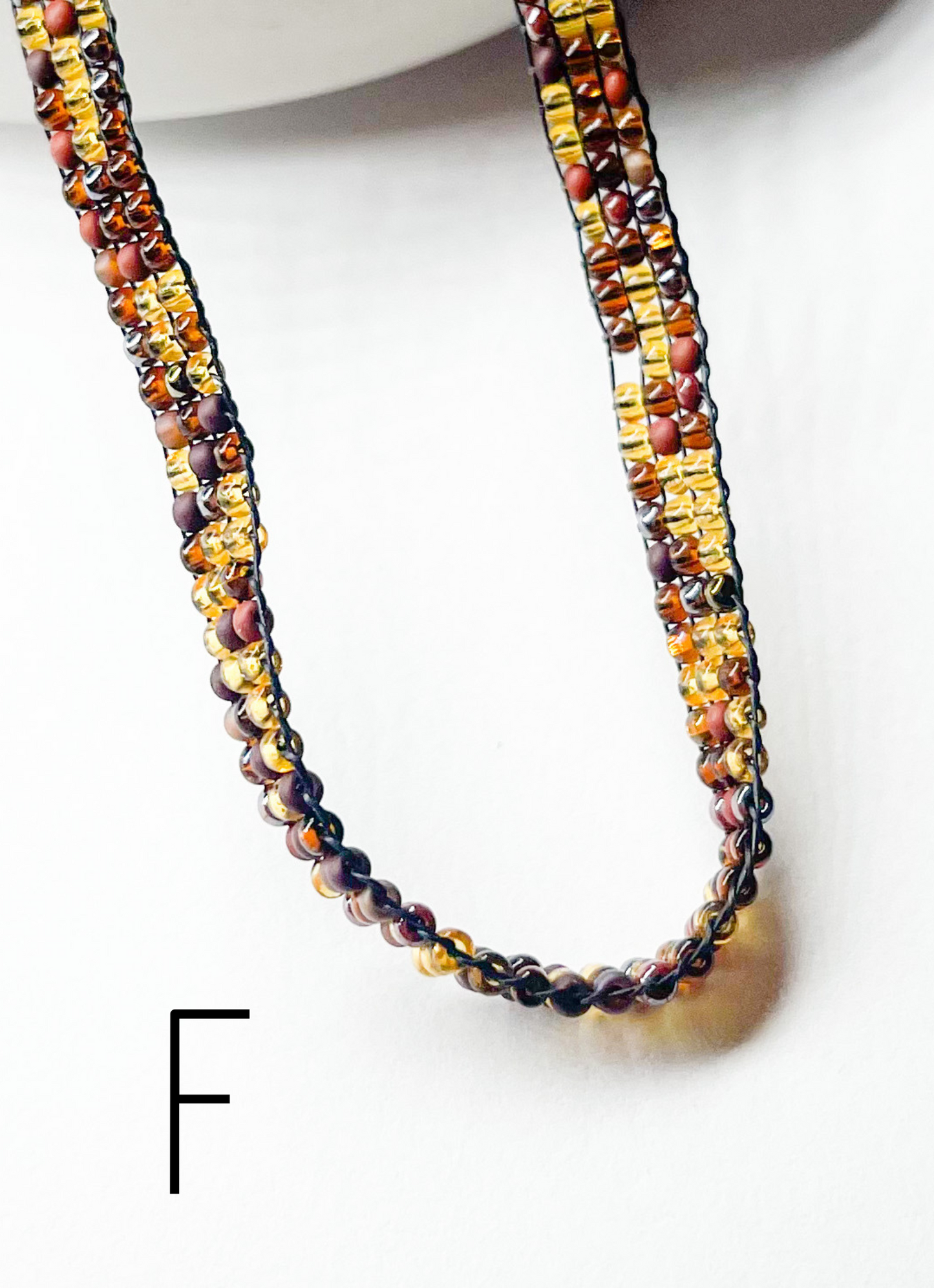 Choker Glass Bead Necklace