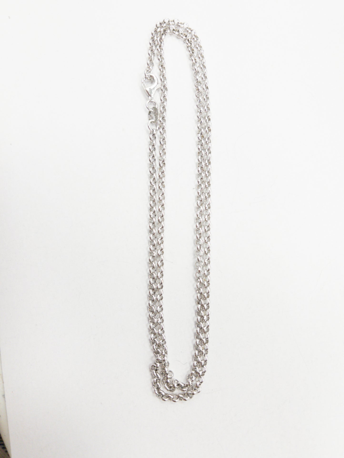 Oxidized Style Chain 20in-Solid Sterling Silver