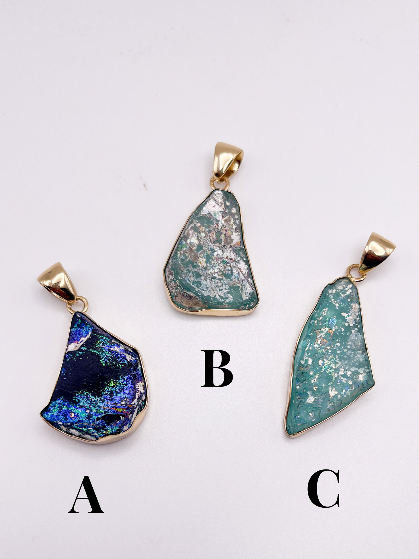 Roman Glass Pendants Mix-Alchemia