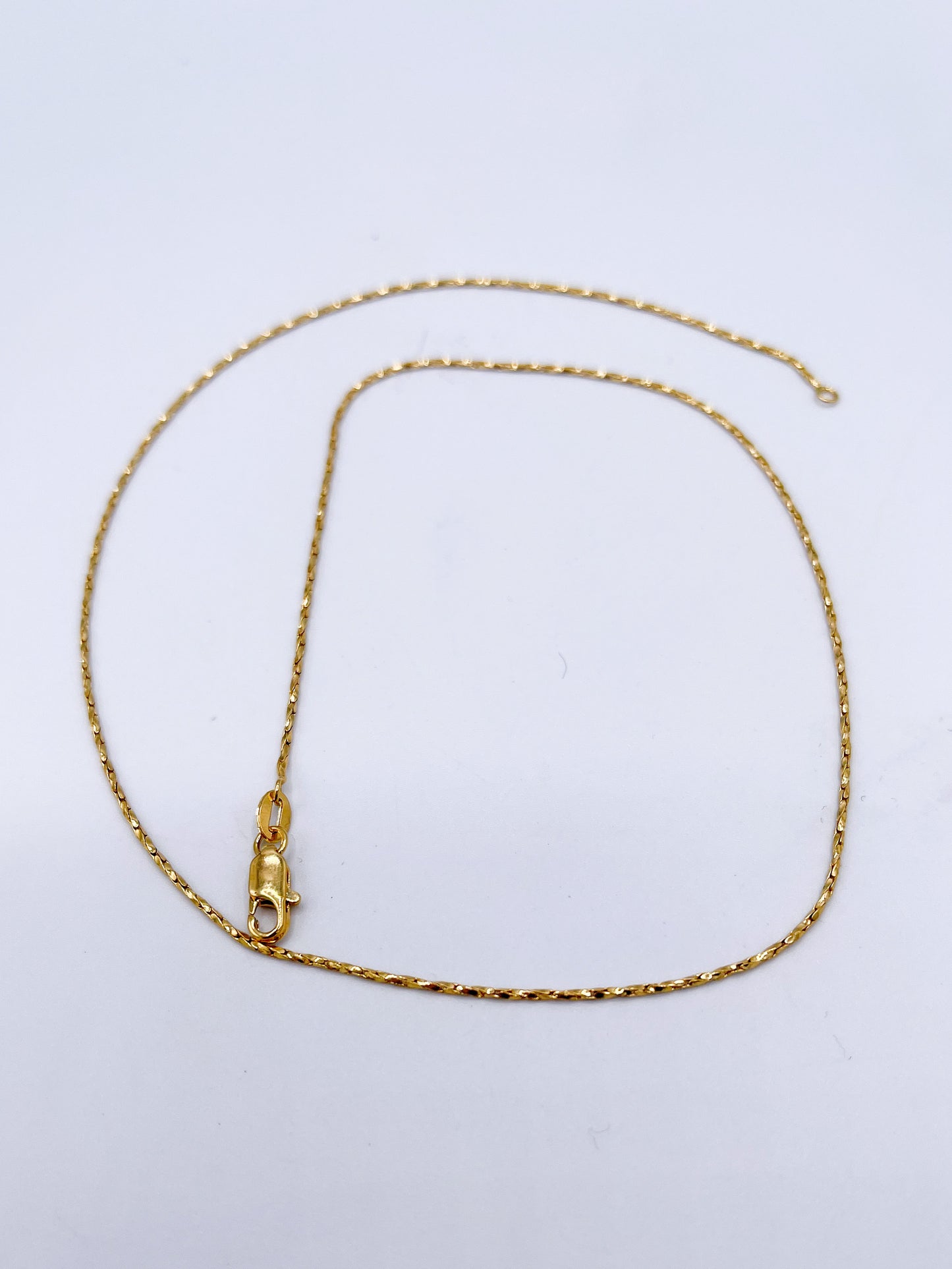 Dainty Rope necklace-18k Gold Filled