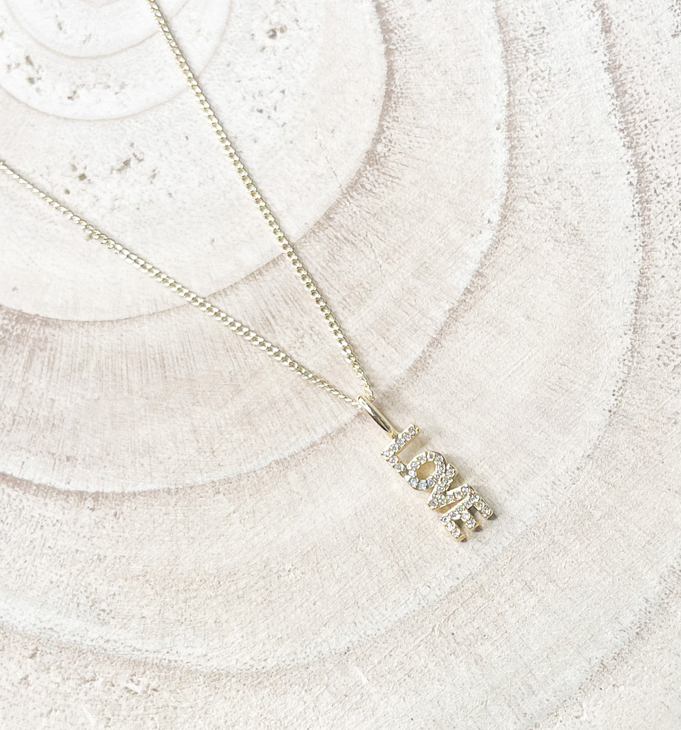 Love Necklace-18k Gold Filled