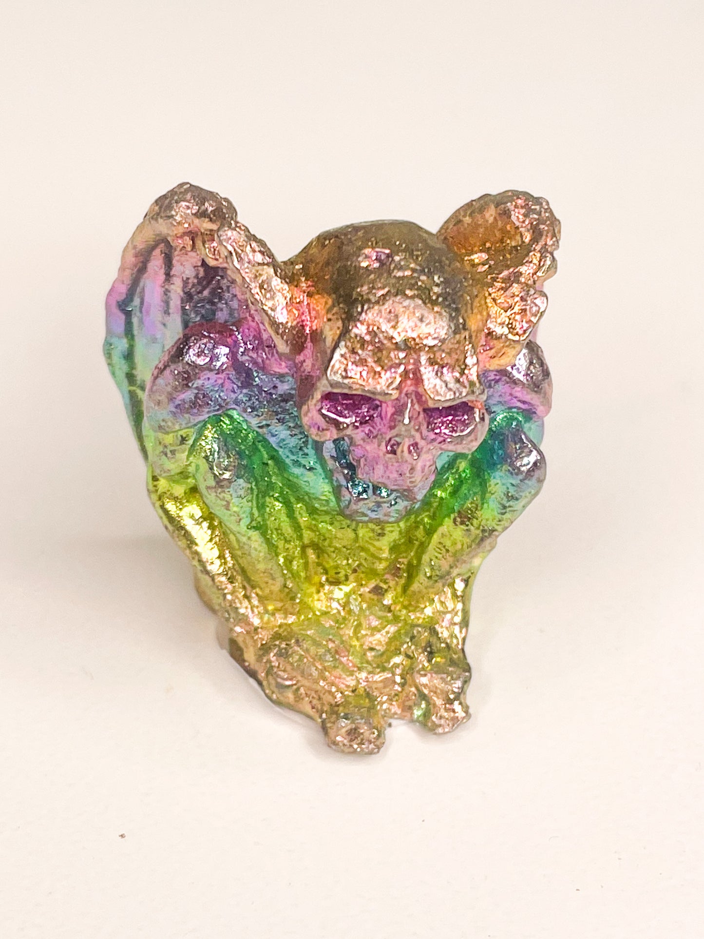 Bismuth Gargoyle - Natural Stone
