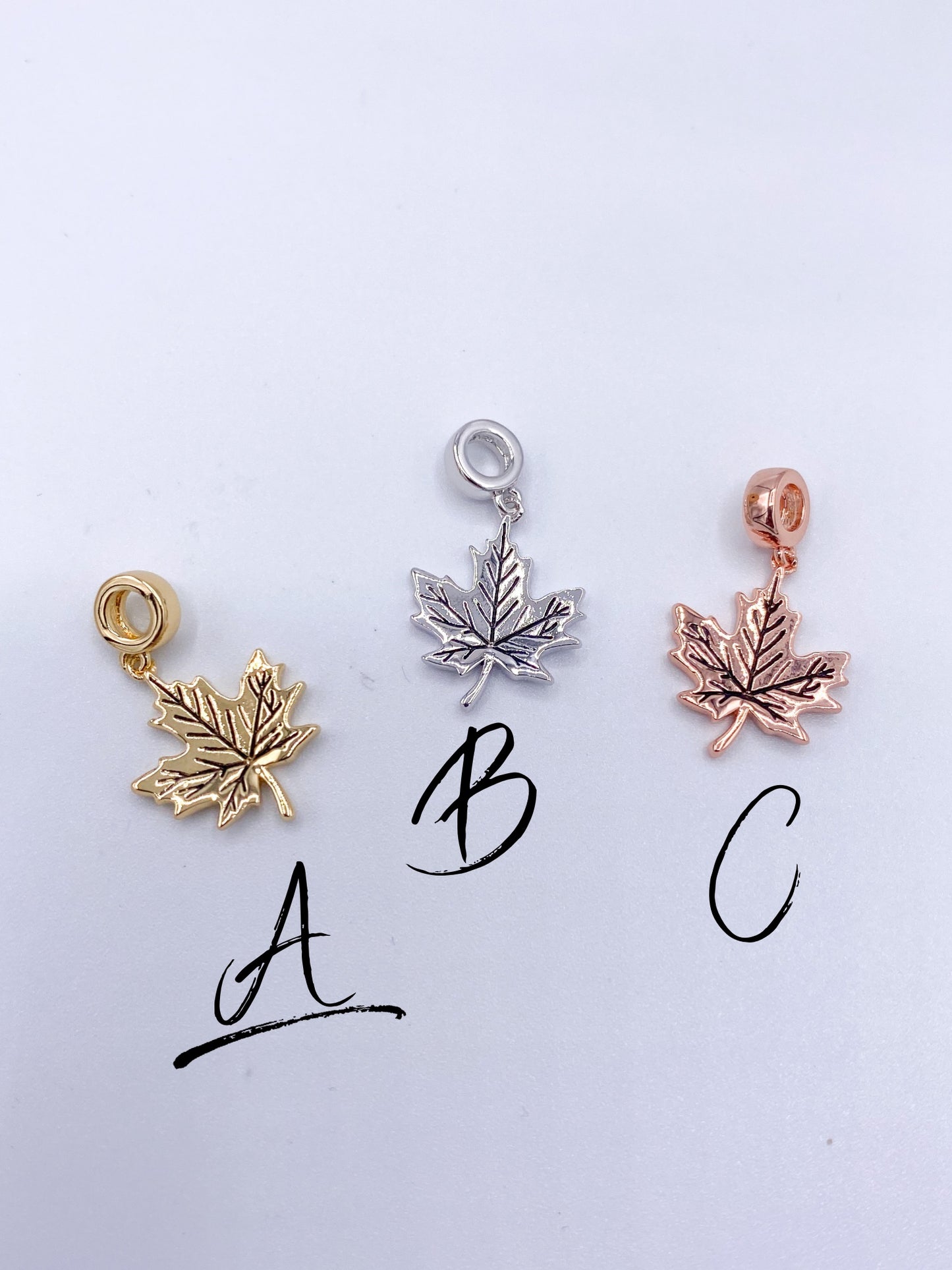 Fall Leaf Charms
