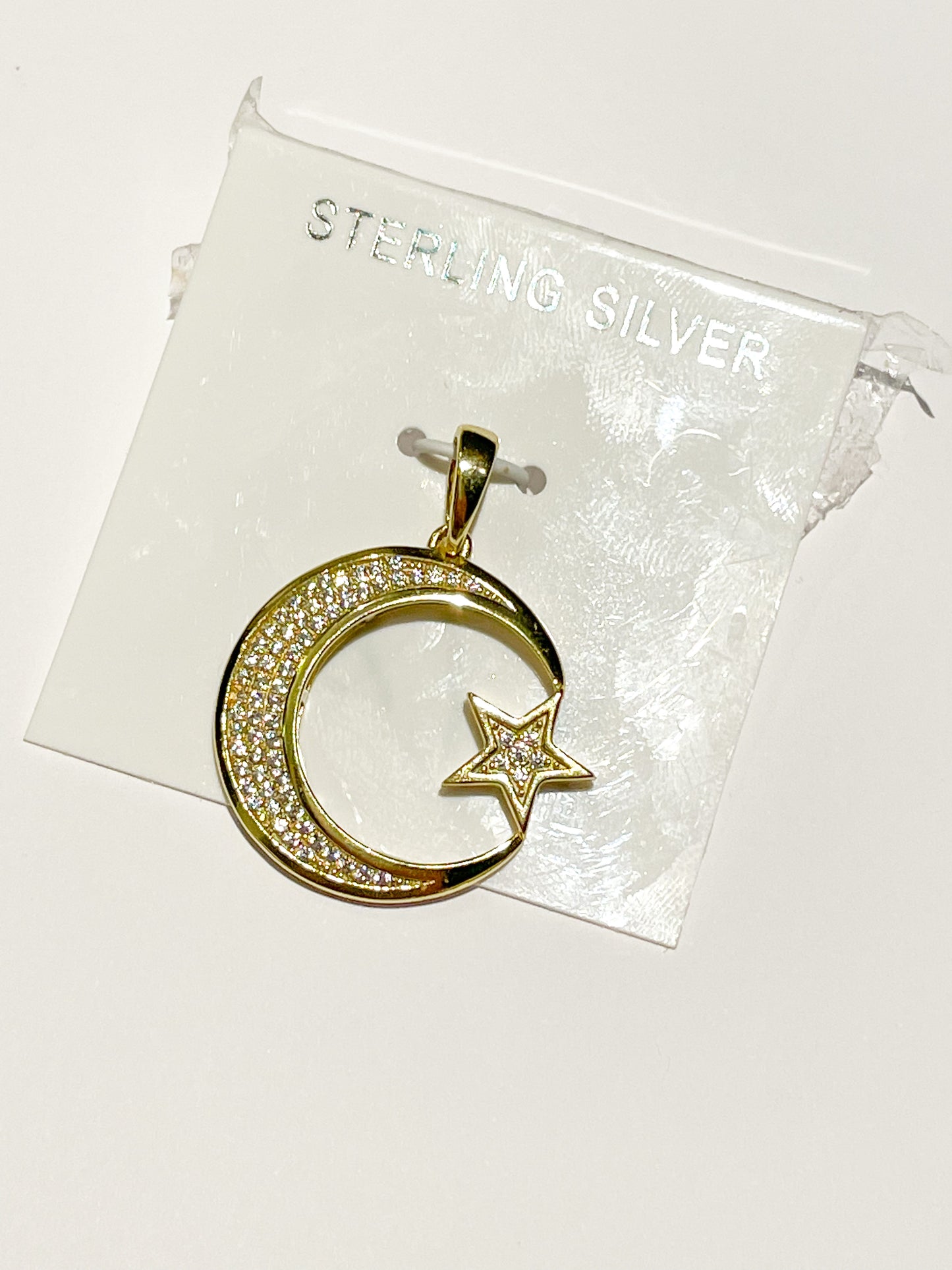 Gold Moon W Jewish Star