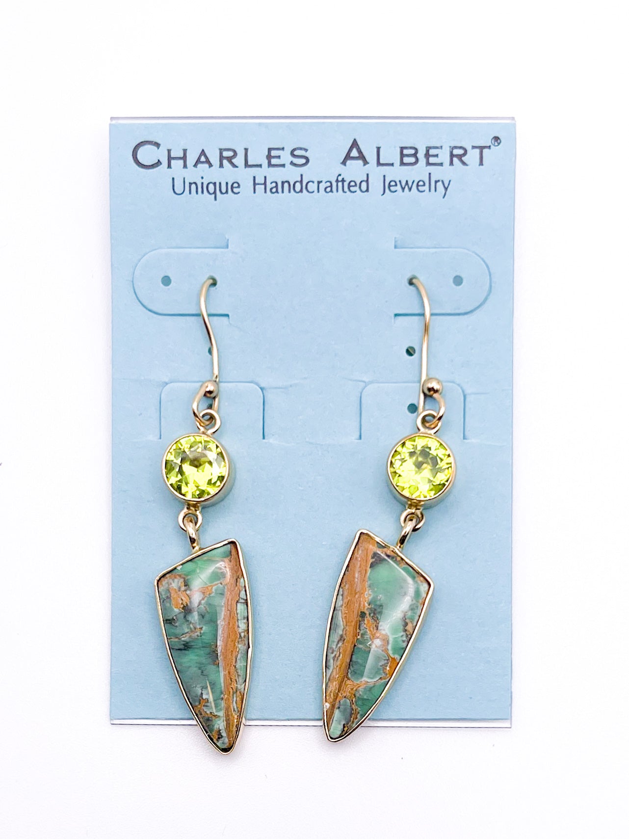 Dangle Peridot & Variscite-Alchemia