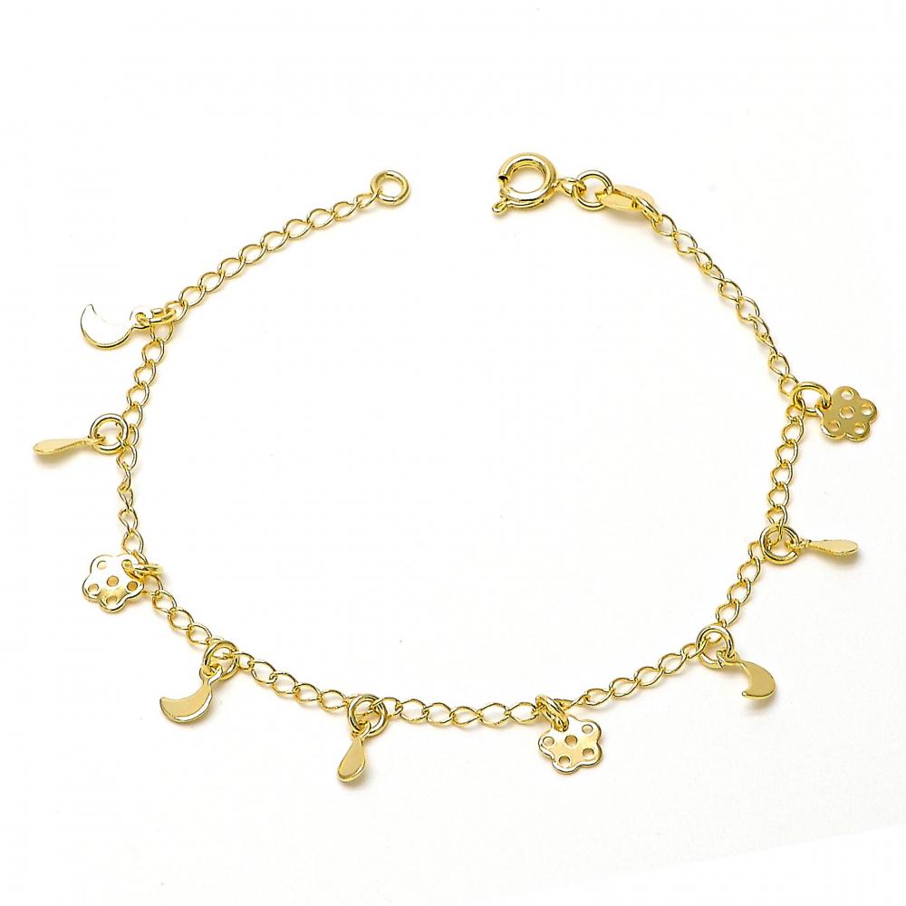 Mixed Charm dainty Bracelet-18k Gold filled