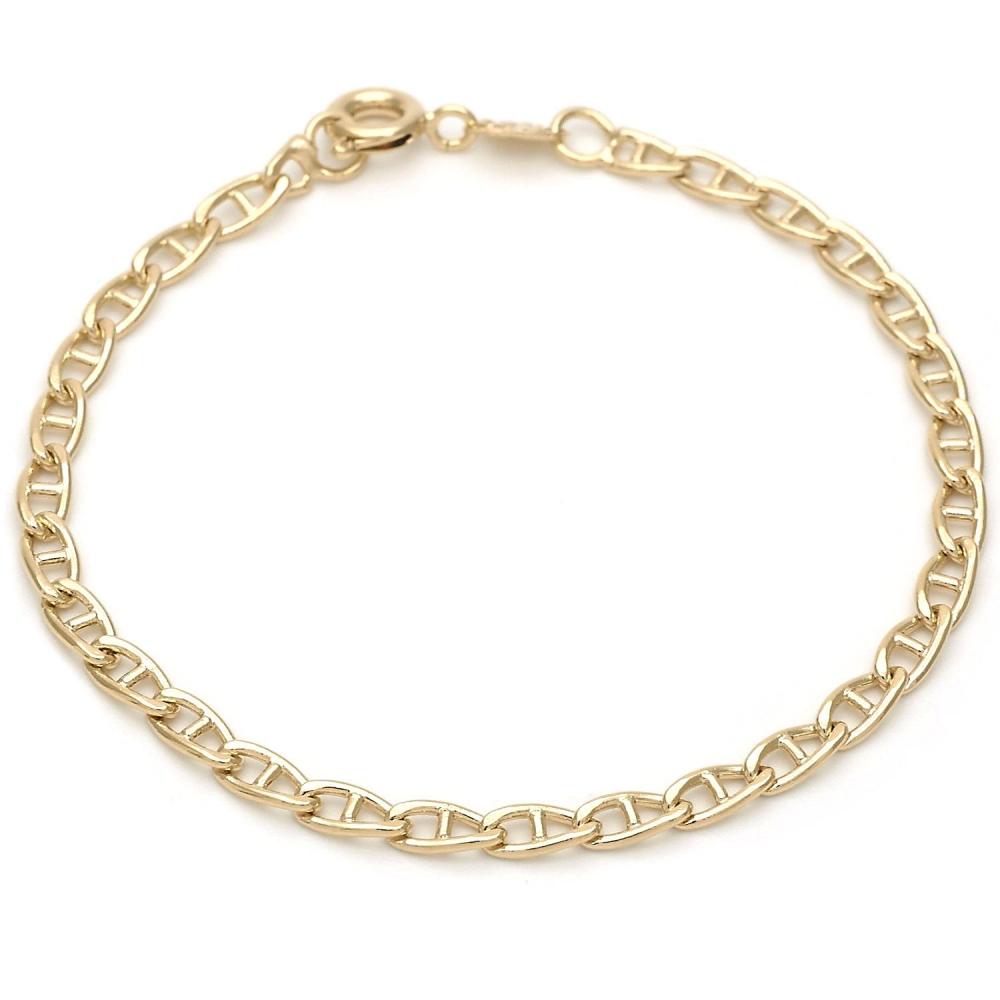Gold Layered Basic Bracelet-18k Gold Filled