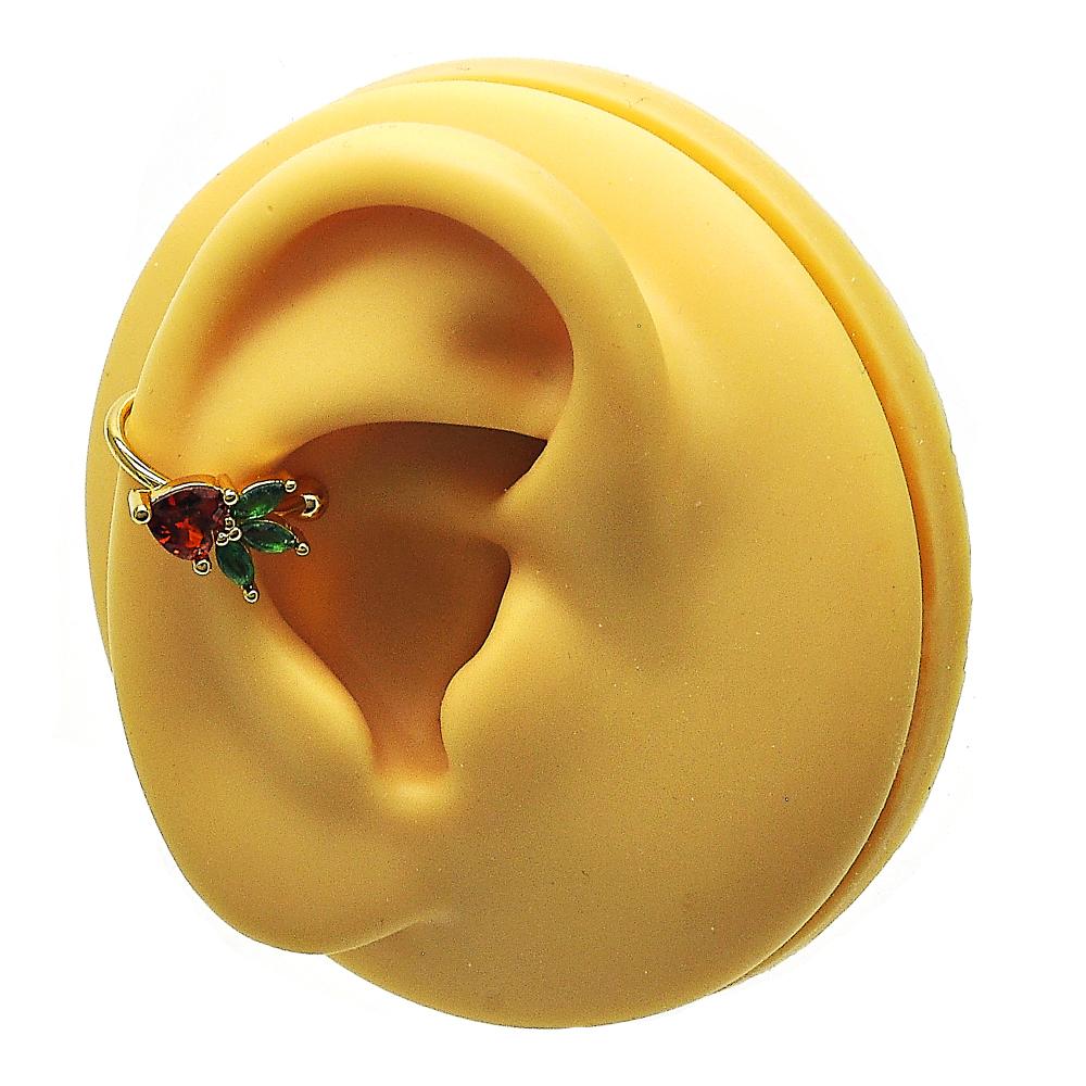 Strawberry Ear Cuff - 18k Gold Filled