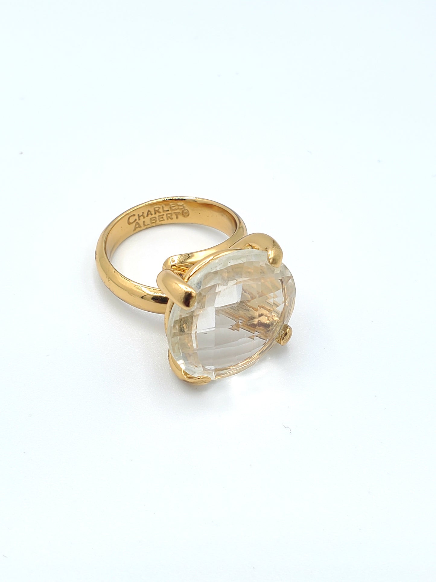 Round Clear Quartz Prong Set Set-Alchemia