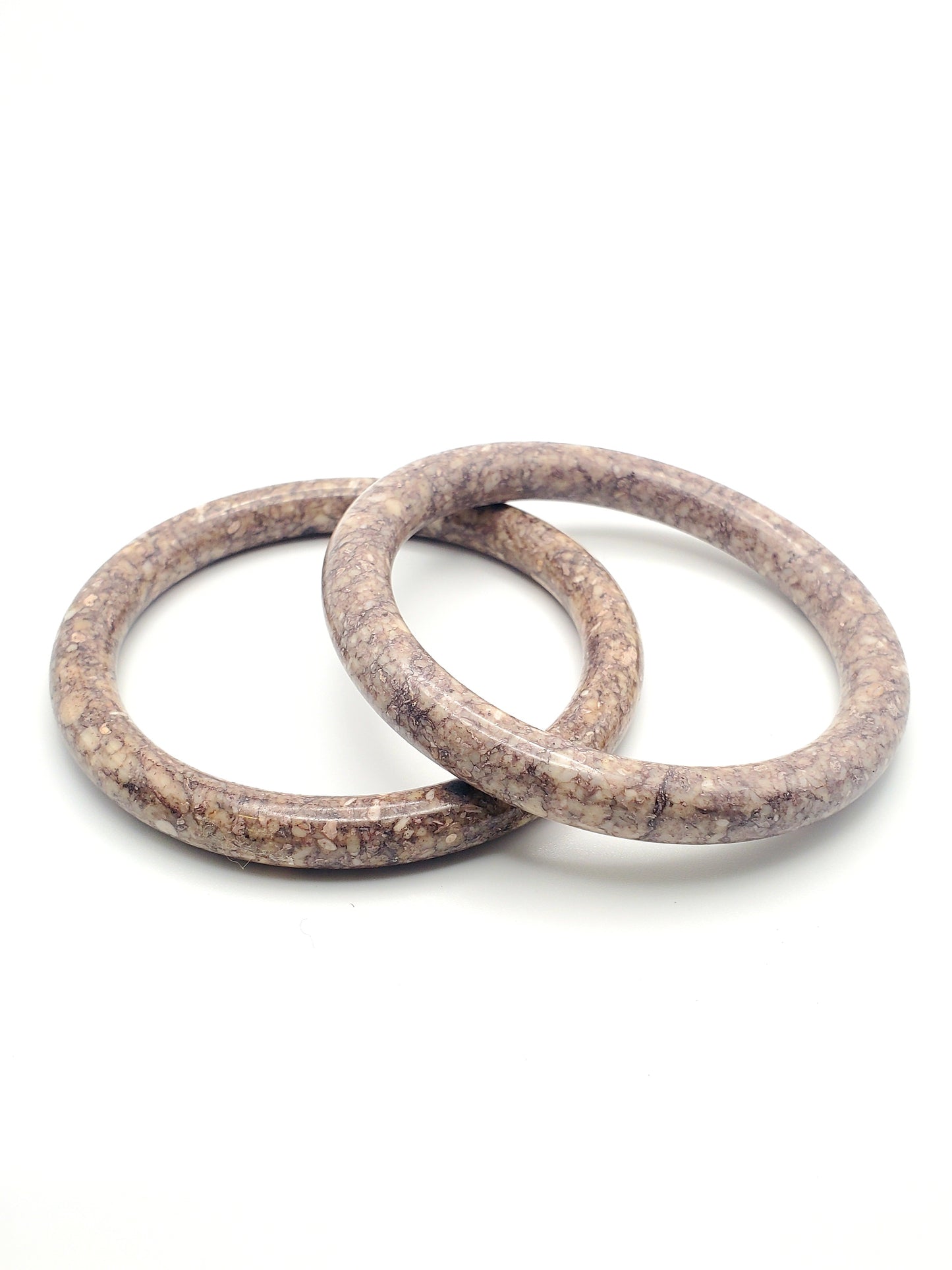 Dark Petrified Wood Bangle