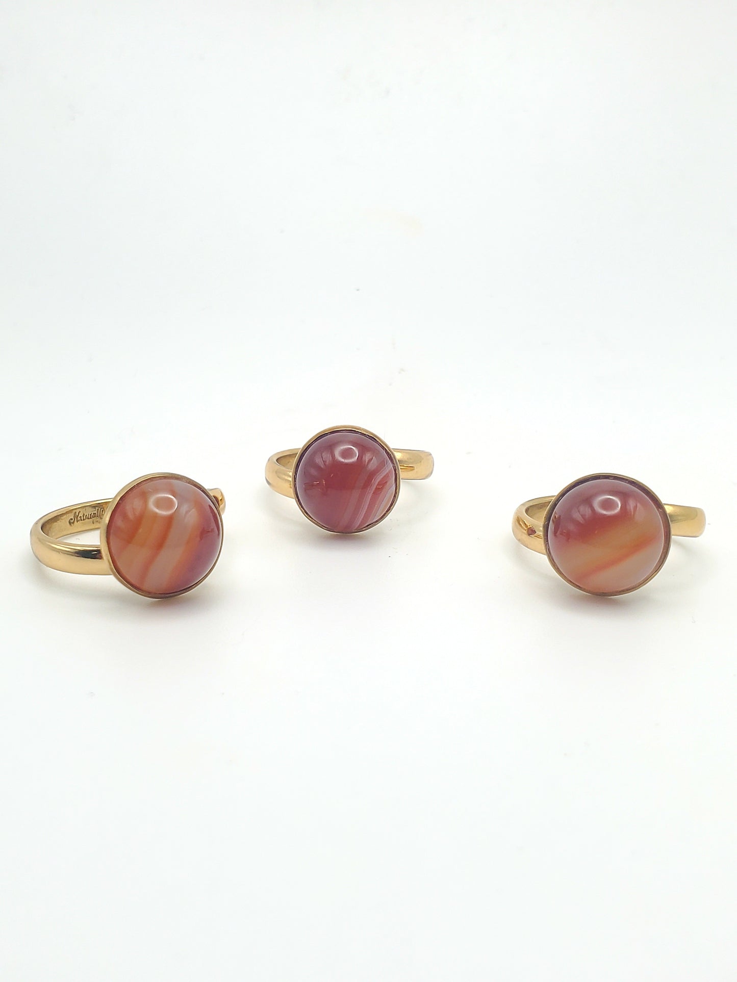 Dainty Red Polka Dot Assorted Rings - Alchemia