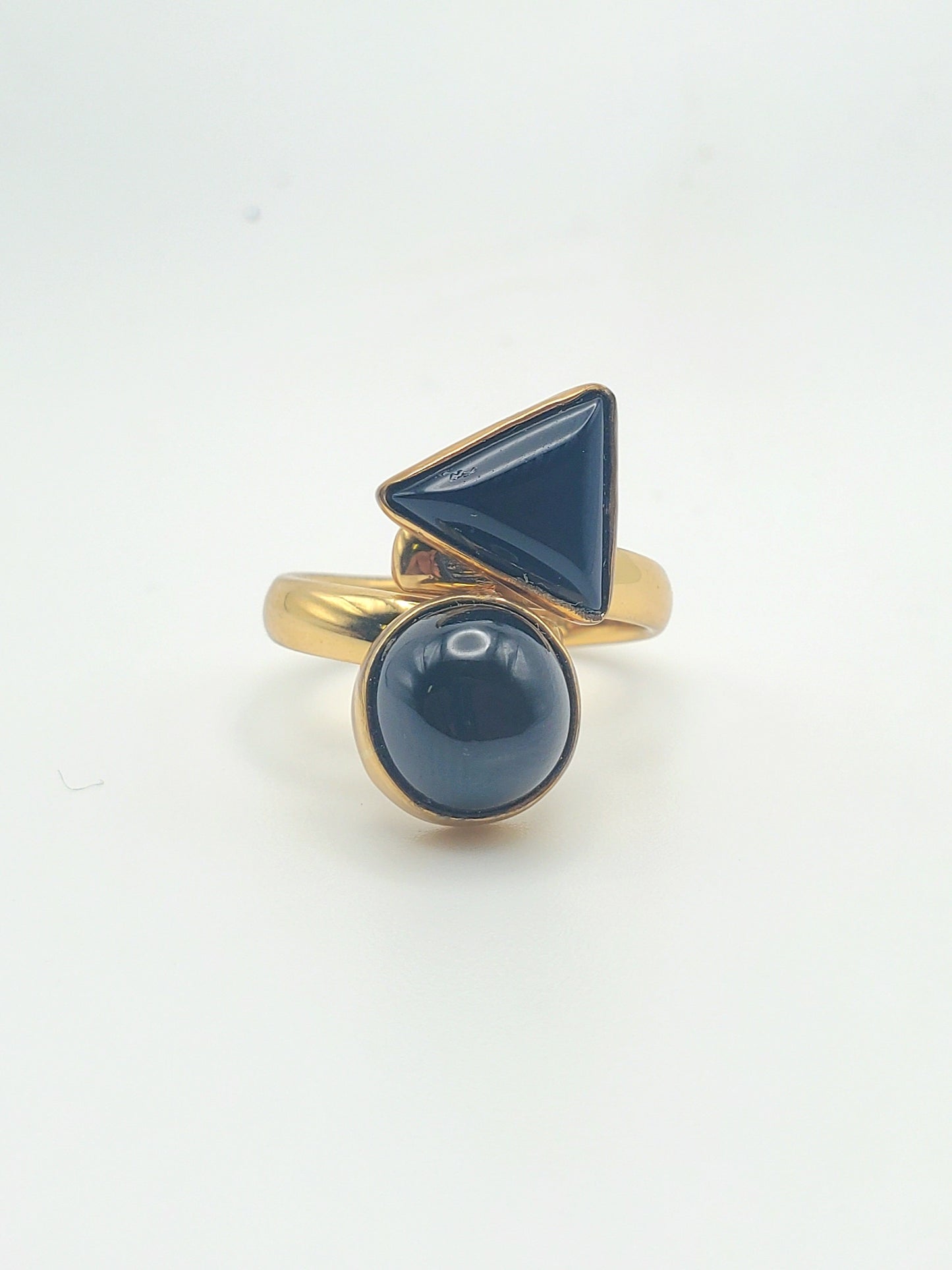 Star Diopside Adjustable Bypass Ring - Alchemia
