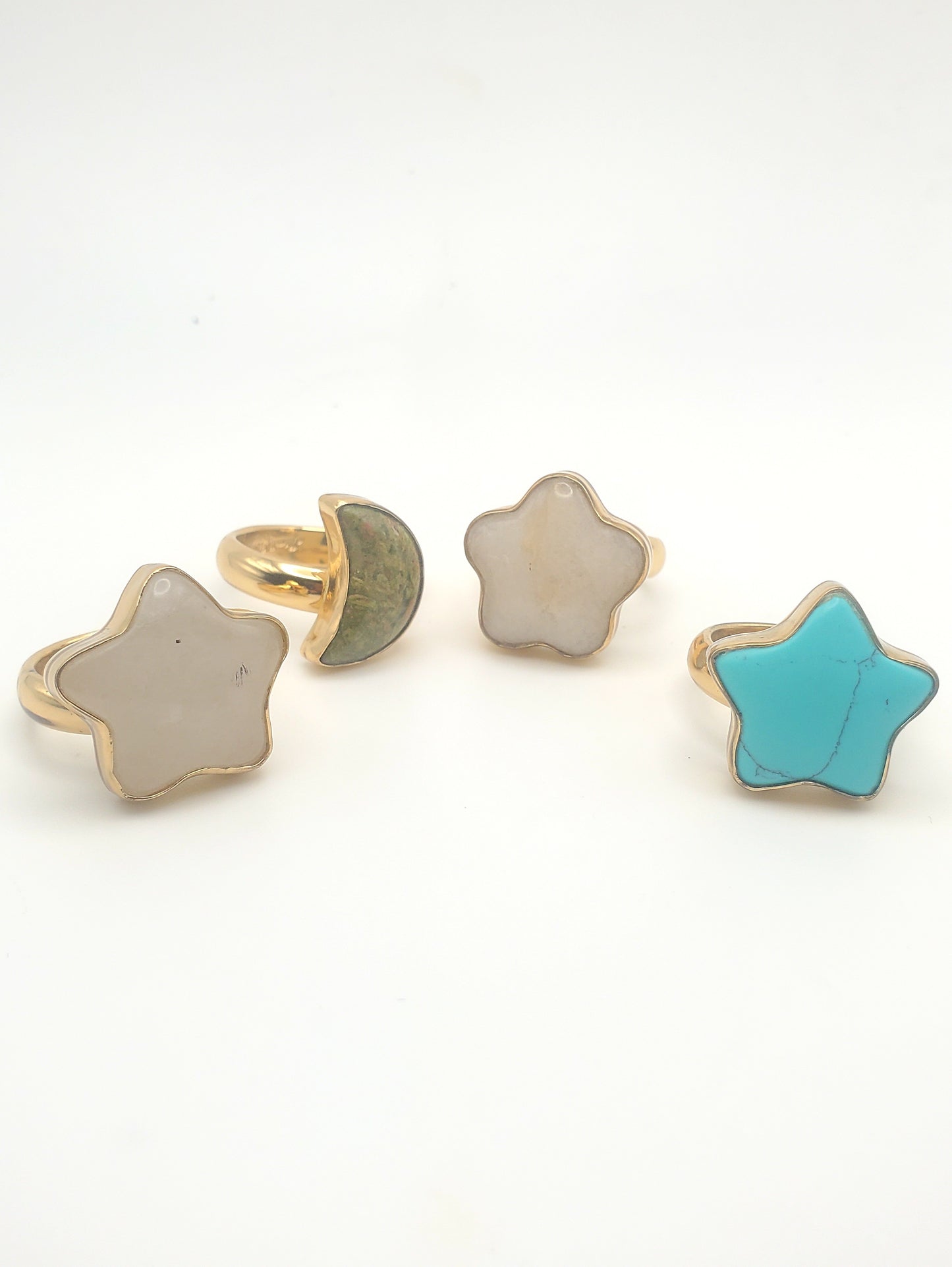 Starz and Moon Adjustable Rings - Alchemia