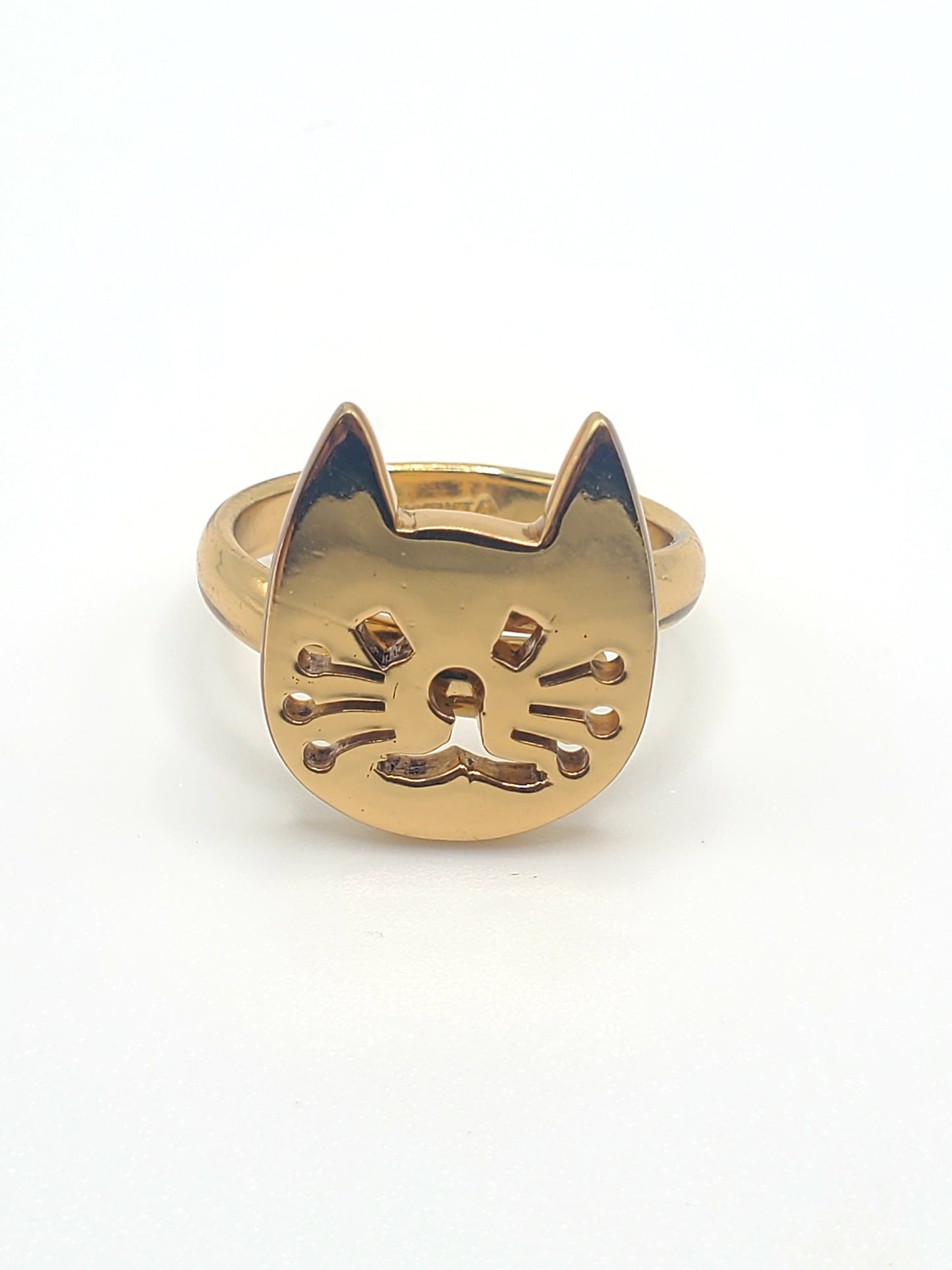 Dainty Cutout Cat Ring - Alchemia