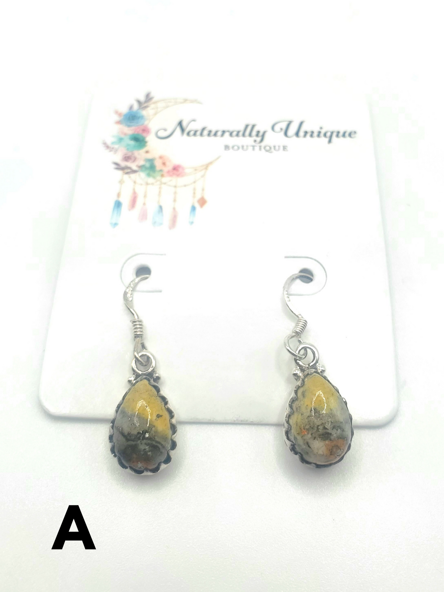Elegant Stone Dangle Variety - Solid Sterling Silver