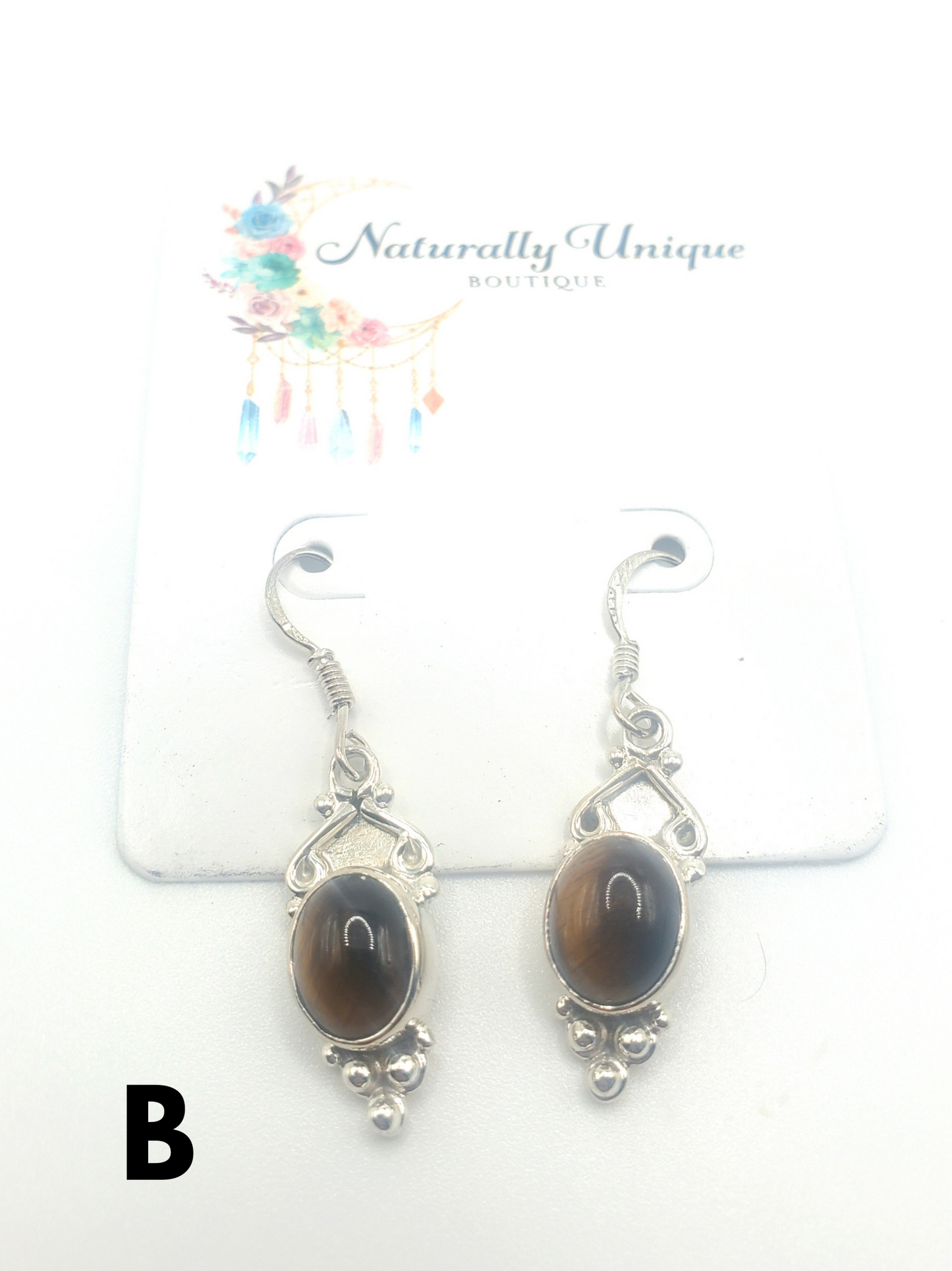 Elegant Stone Dangle Variety - Solid Sterling Silver