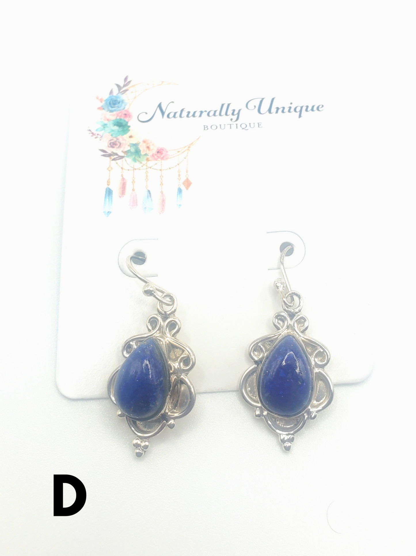 Elegant Stone Dangle Variety - Solid Sterling Silver
