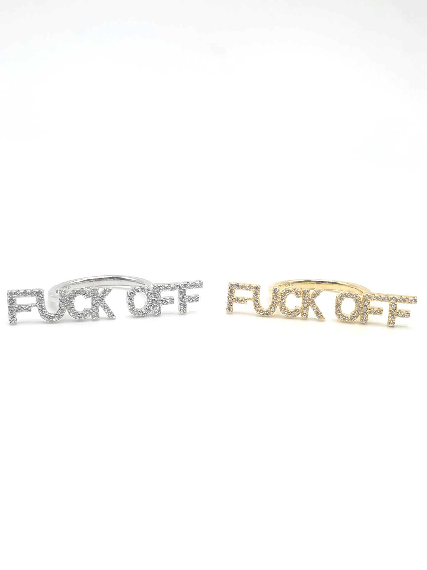 F@@@ OFF Side Set Sized Ring - Silver