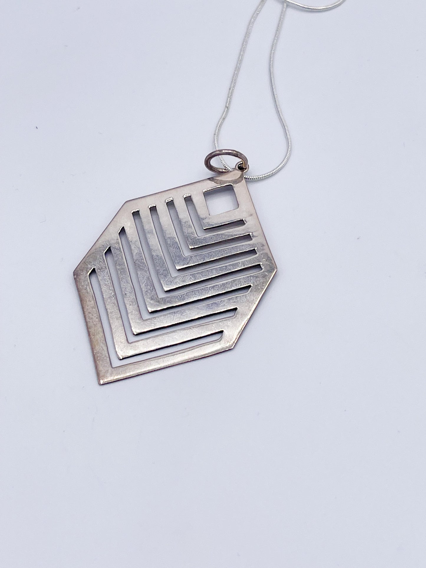 Aztec Pendant-Solid Sterling Silver