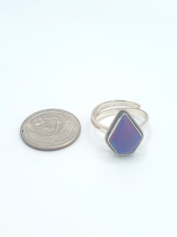 Coffin Shape Galaxy Ring-Solid Sterling Silver