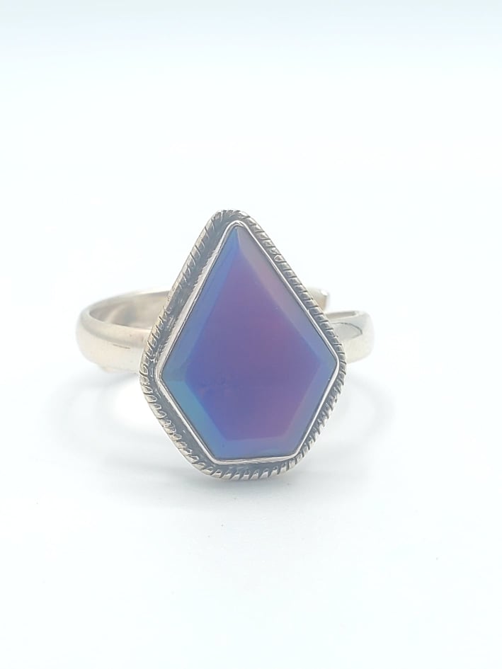 Coffin Shape Galaxy Ring-Solid Sterling Silver
