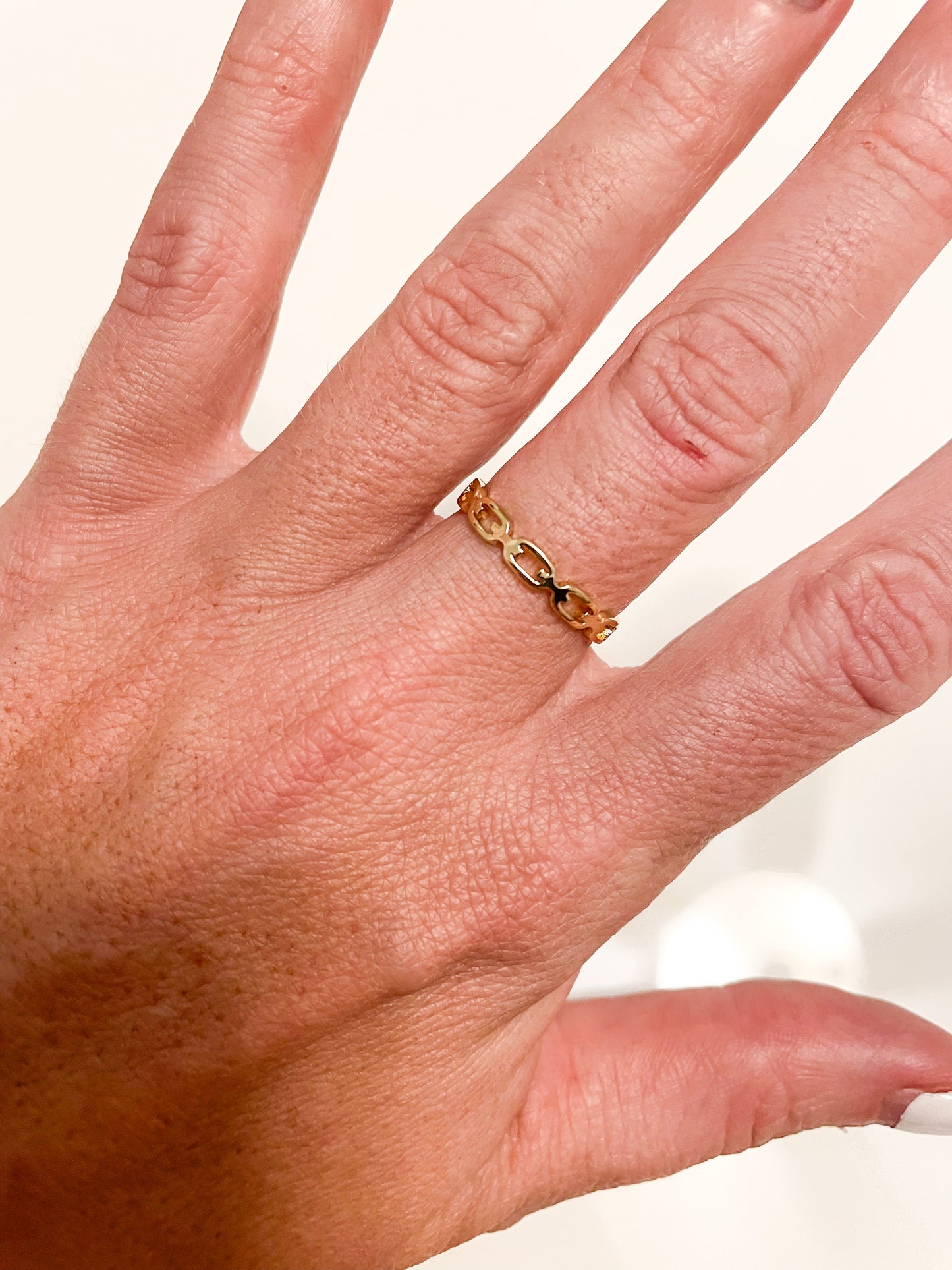 Bubble Adjustable Ring - 18k gold filled