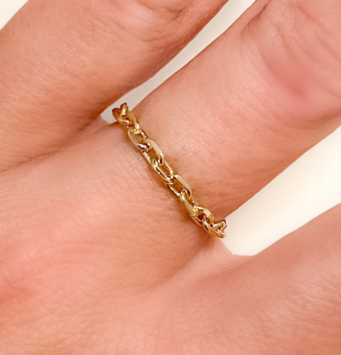 Chain Sized Ring - 18k Gold Filled