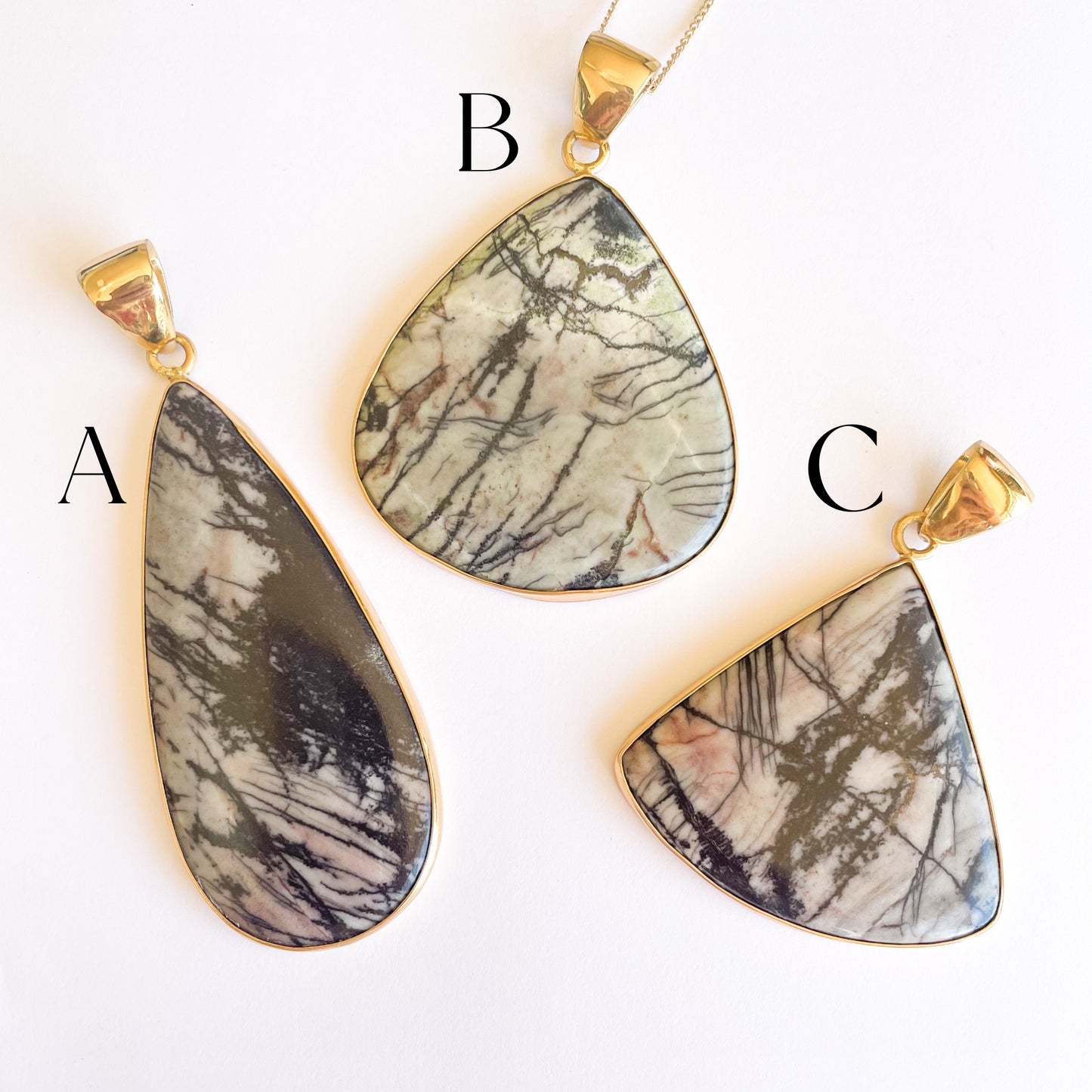 Picasso Jasper Pendant - Alchemia