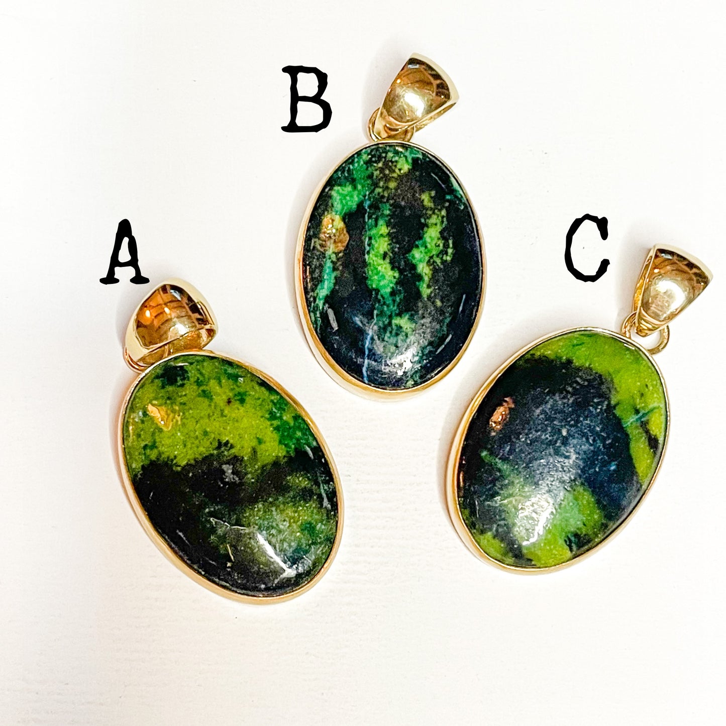 Mystery Green Stunner Pendant - Alchemia