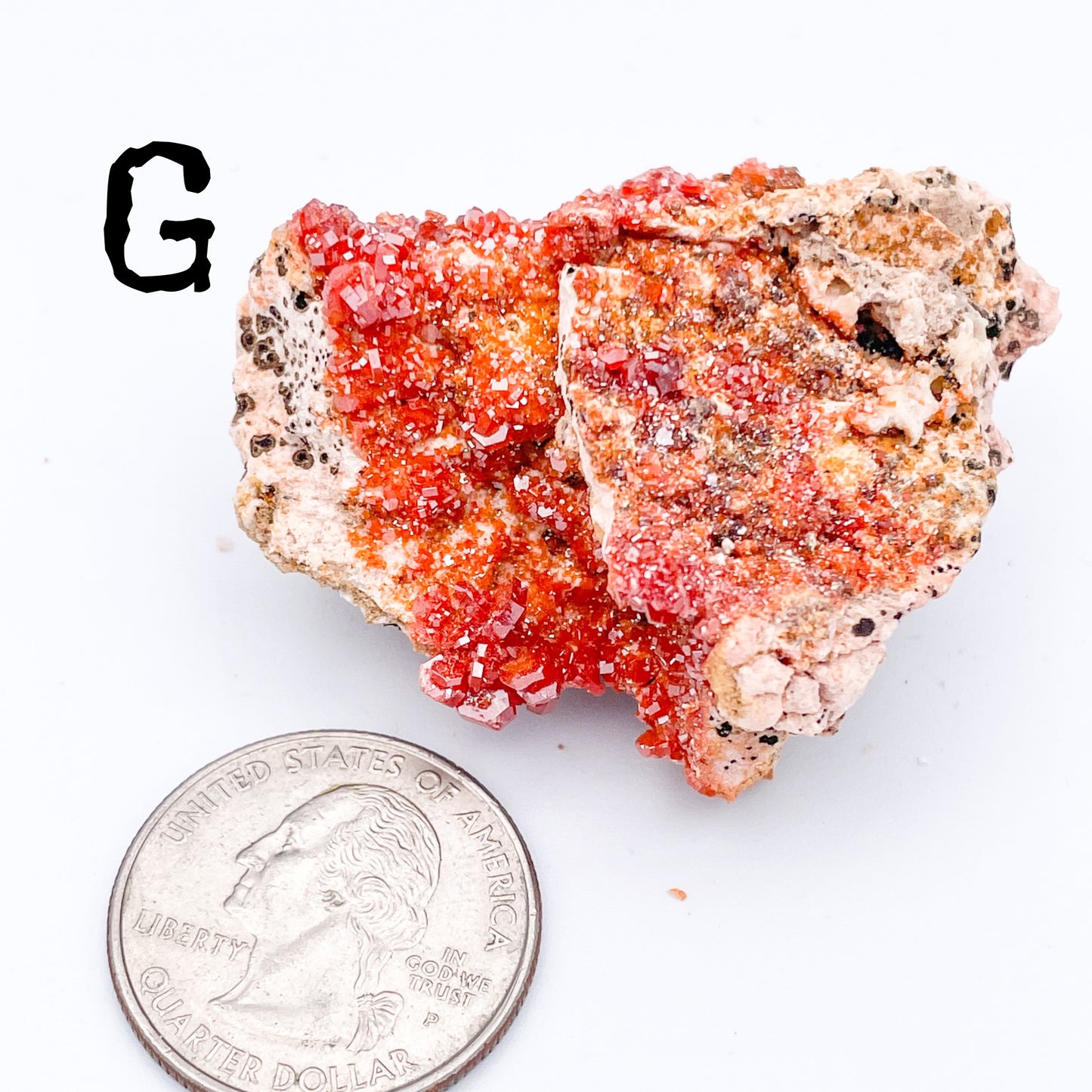 Raw Vanadinite Stone