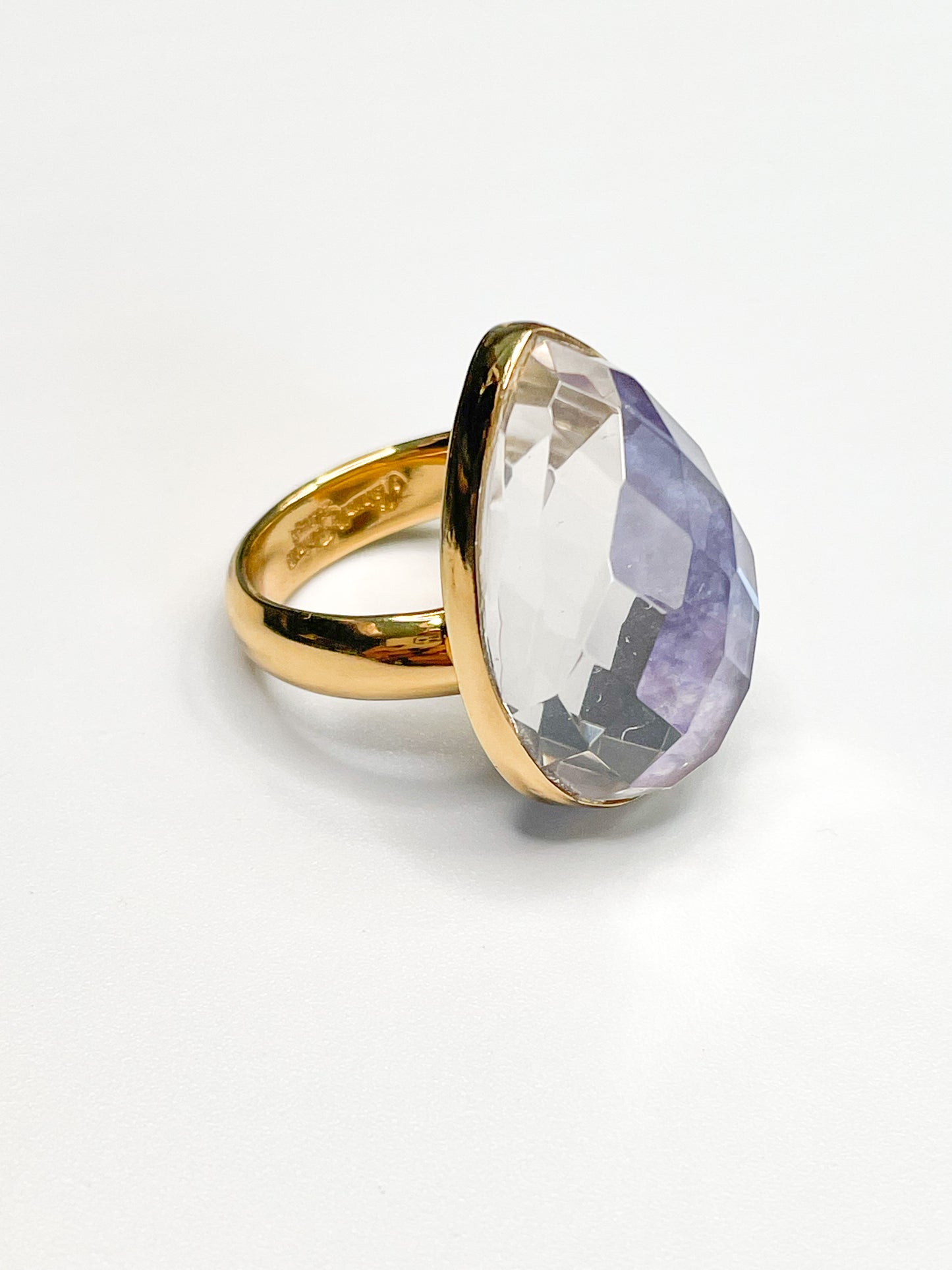 Charoite Doublet Adjustable Ring - Alchemia