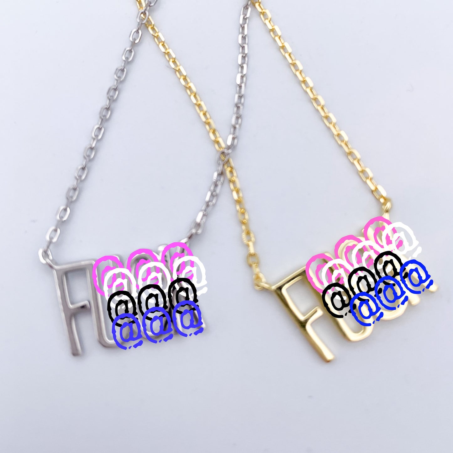 F@@@ Necklace- Solid Sterling Silver