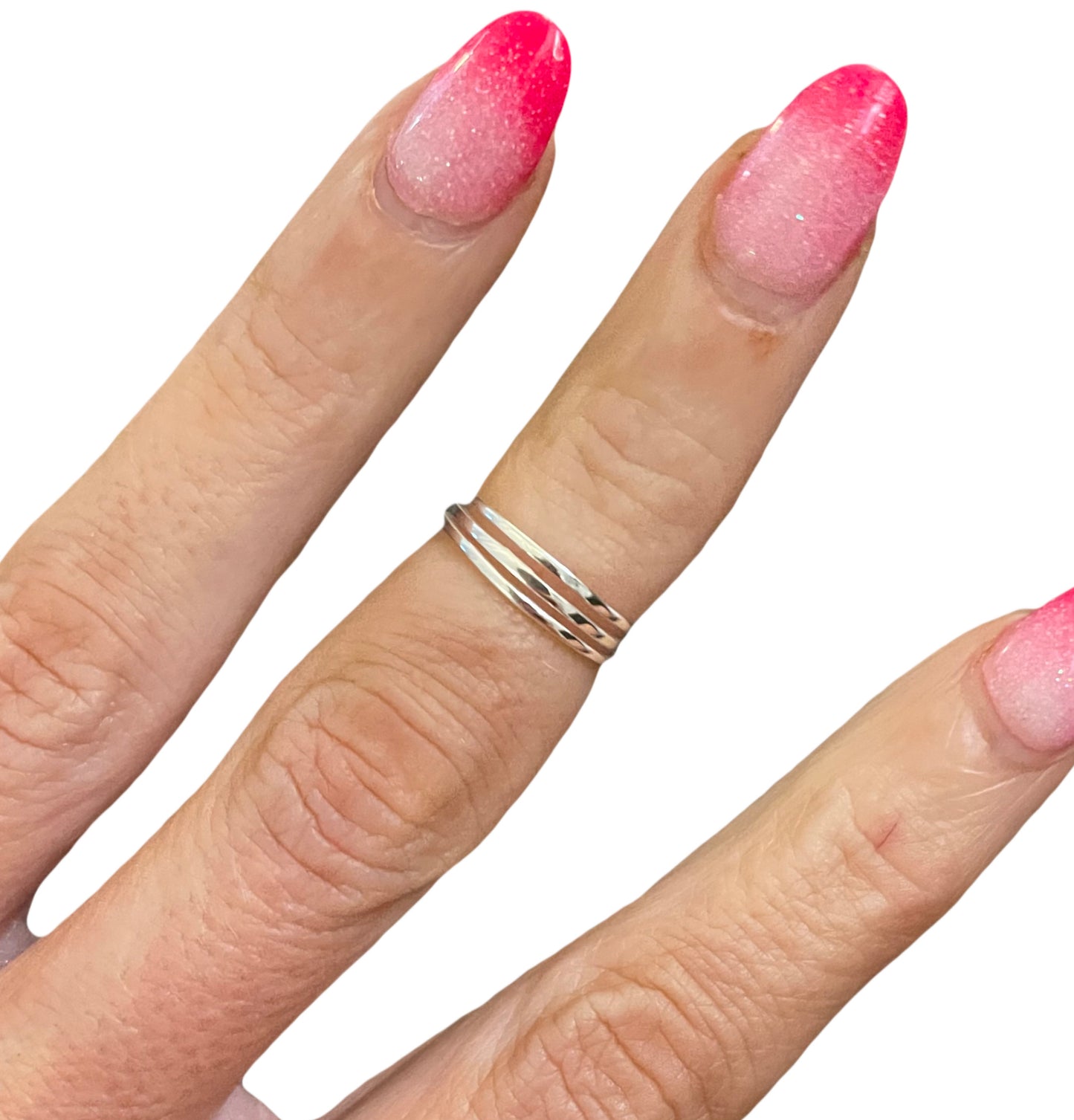 Triple Dainty Ring - Solid Sterling Silver