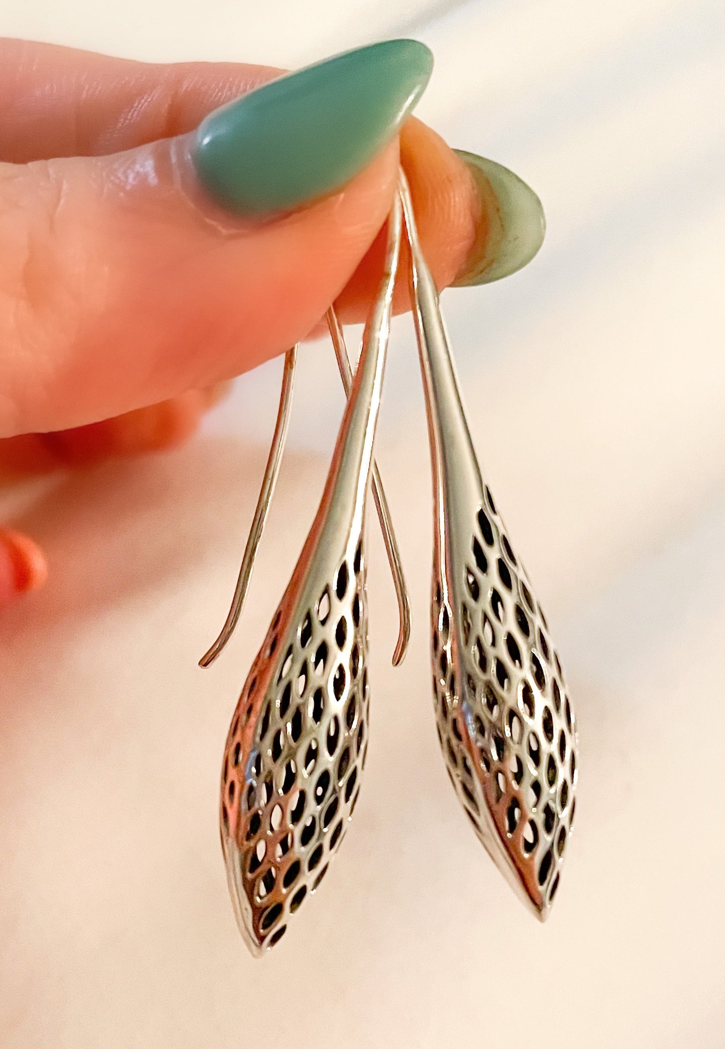 Drop Dangle - Solid Sterling Silver