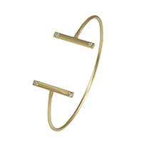 Open Ended Cuff-18k Plated